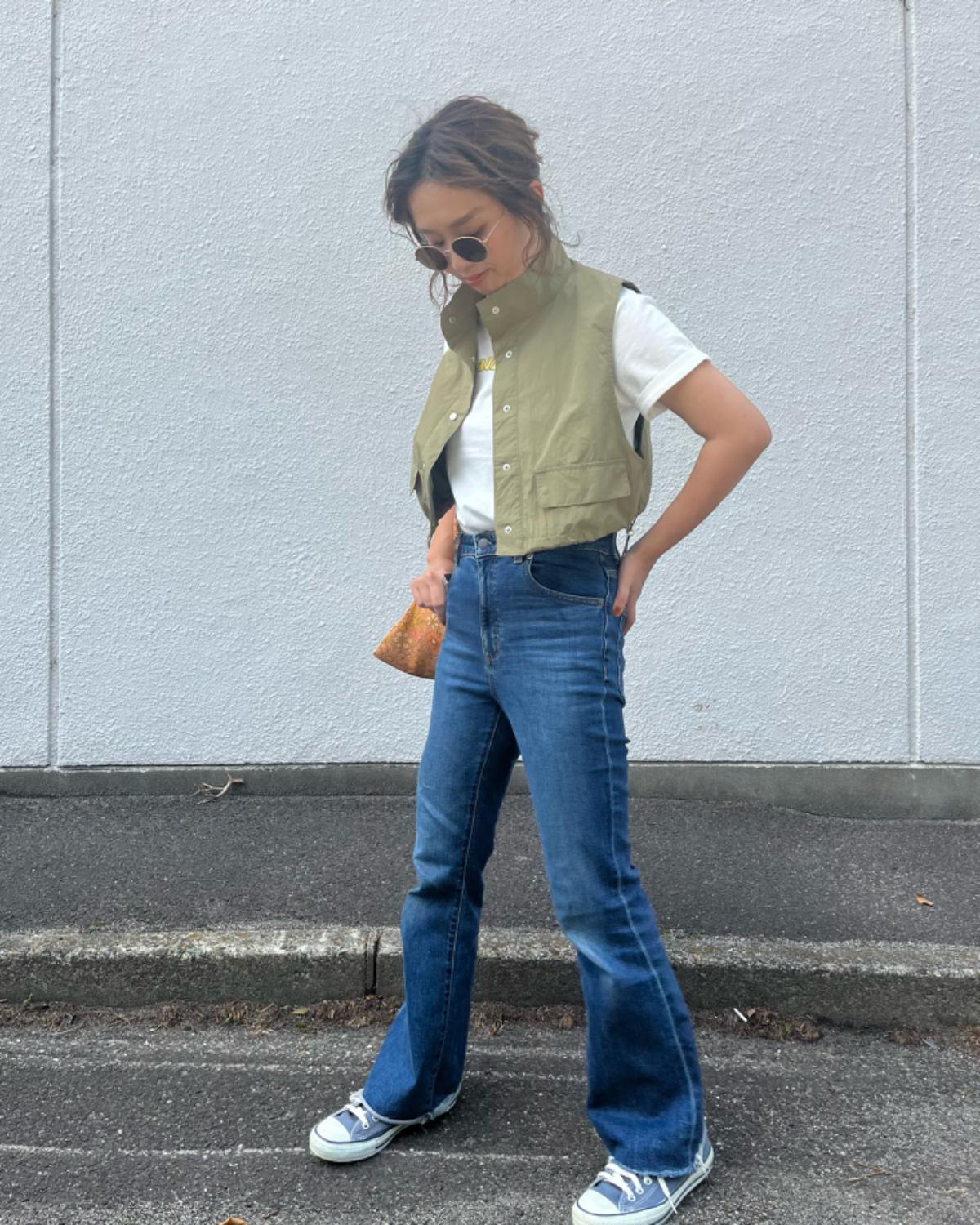 クロップドミリタリーベスト - Image 4