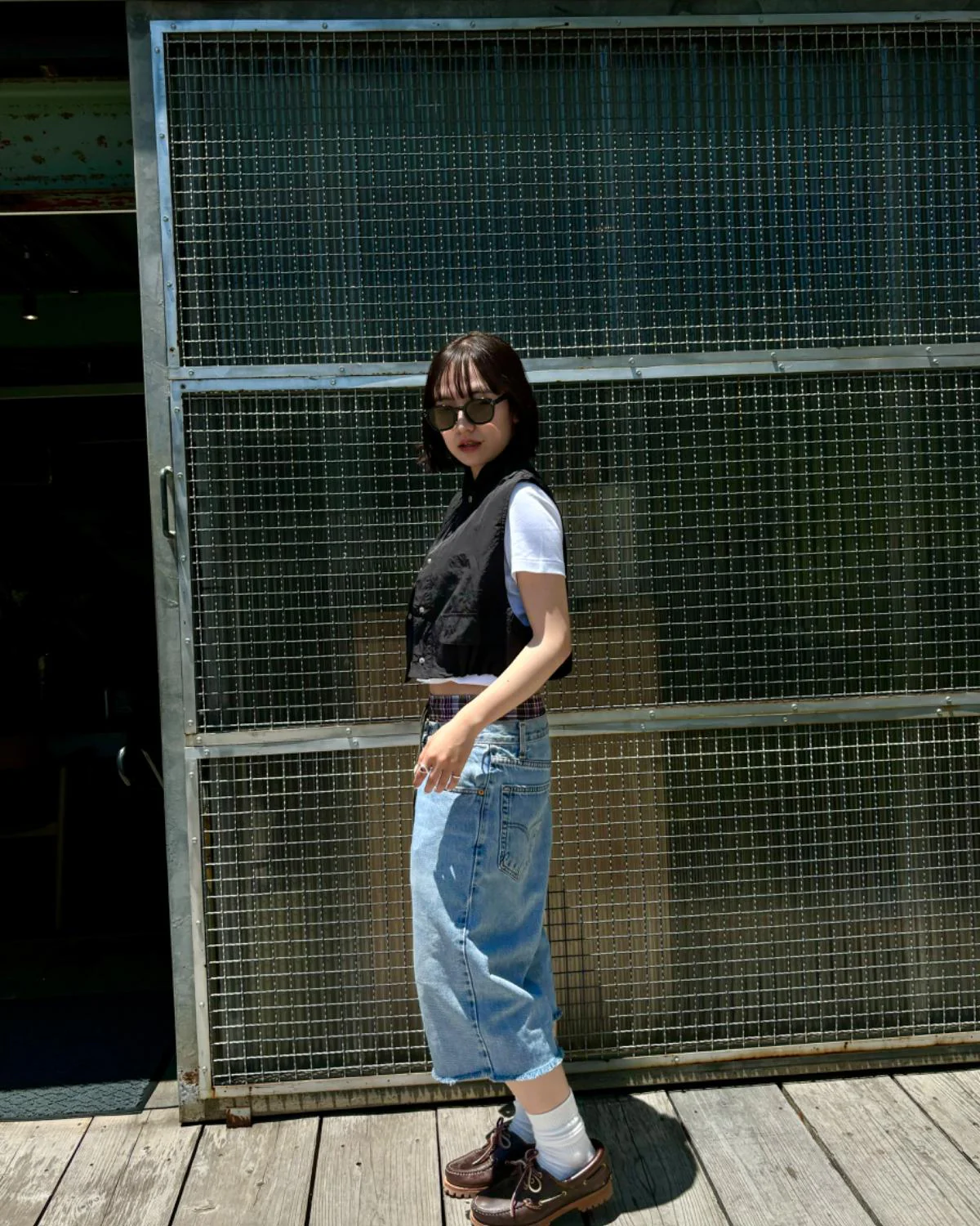 クロップドミリタリーベスト - Image 47