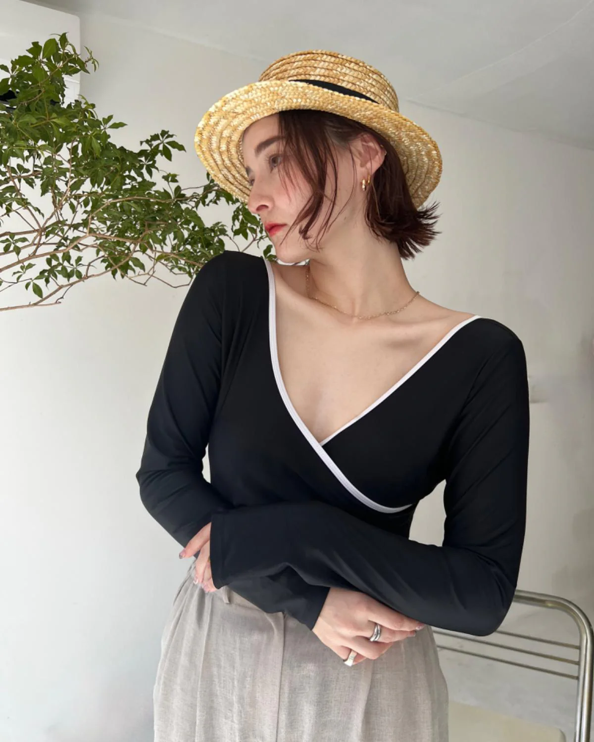 パイピングロングスリーブスウィムウェア - Image 14