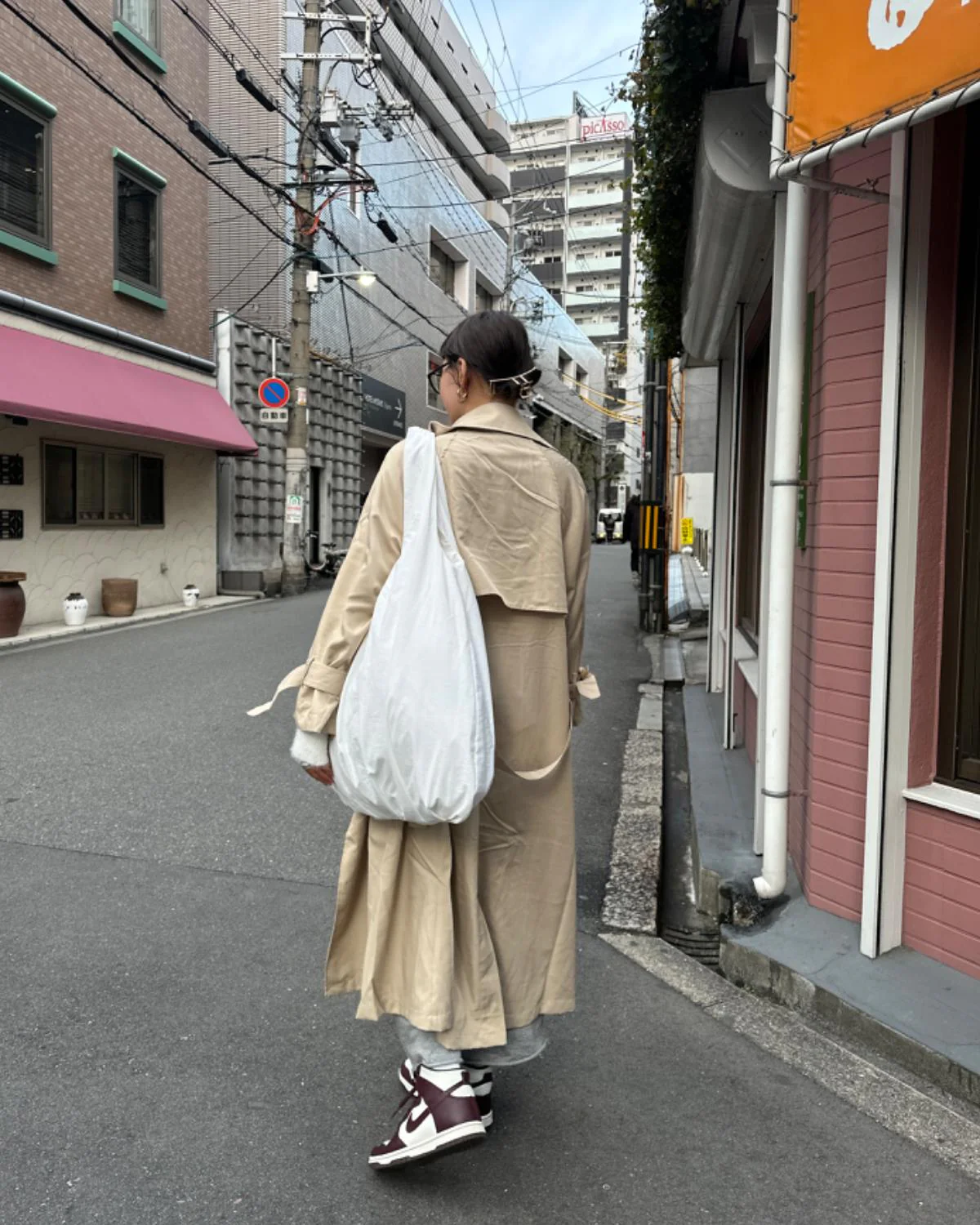 エステルツイルトレンチコート - Image 3