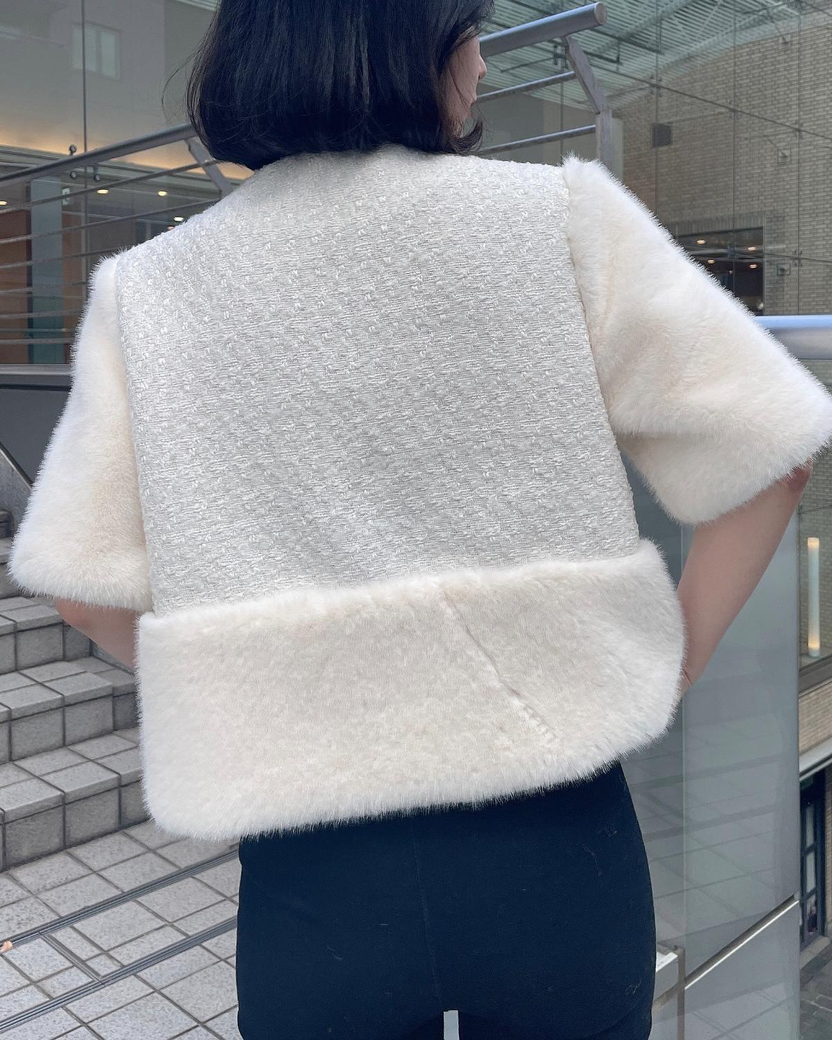 ツイードファージャケット - Image 10