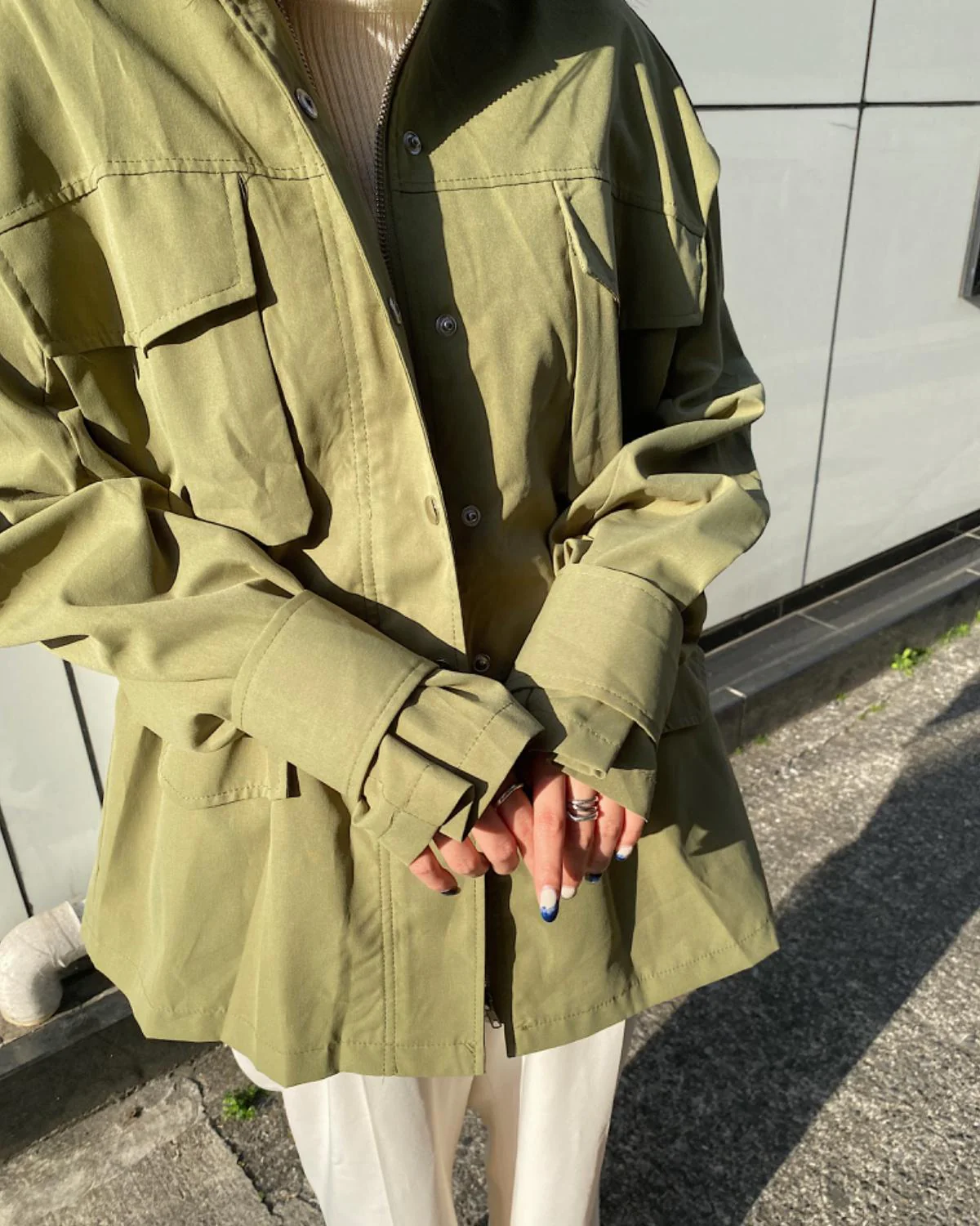 スタンドネックブルゾン - Image 8