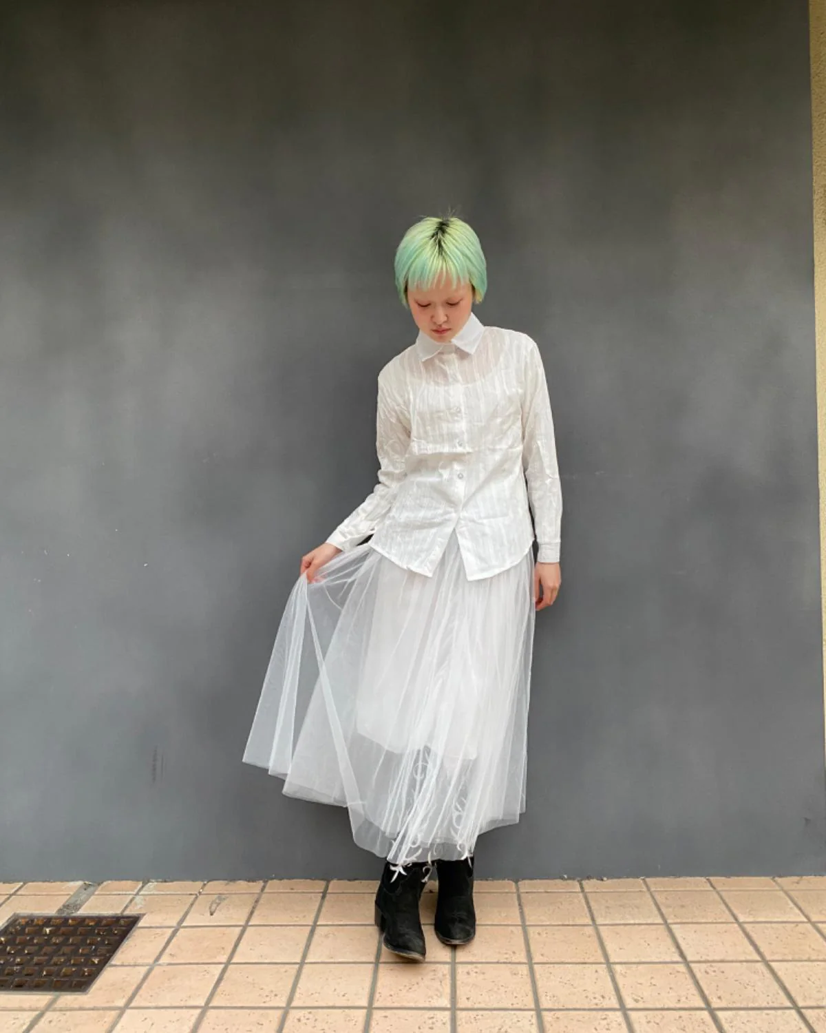 チュールロングスカート - Image 4