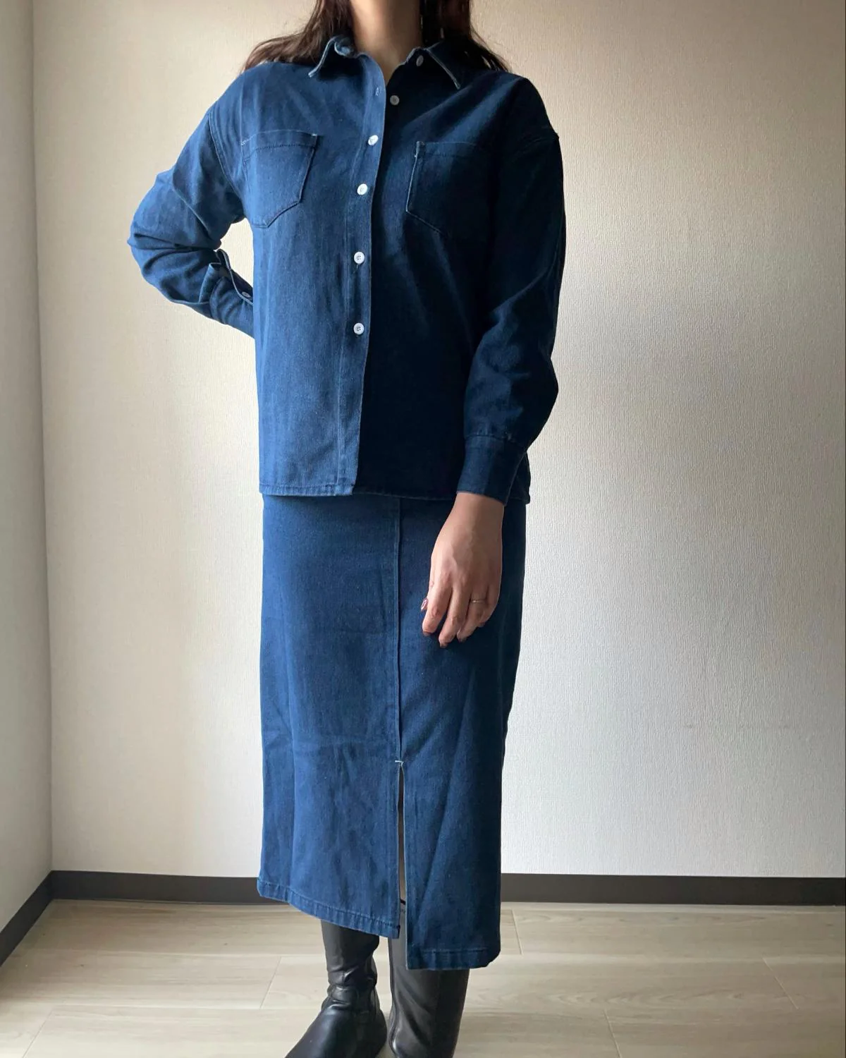 スリットデニムスカート - Image 10