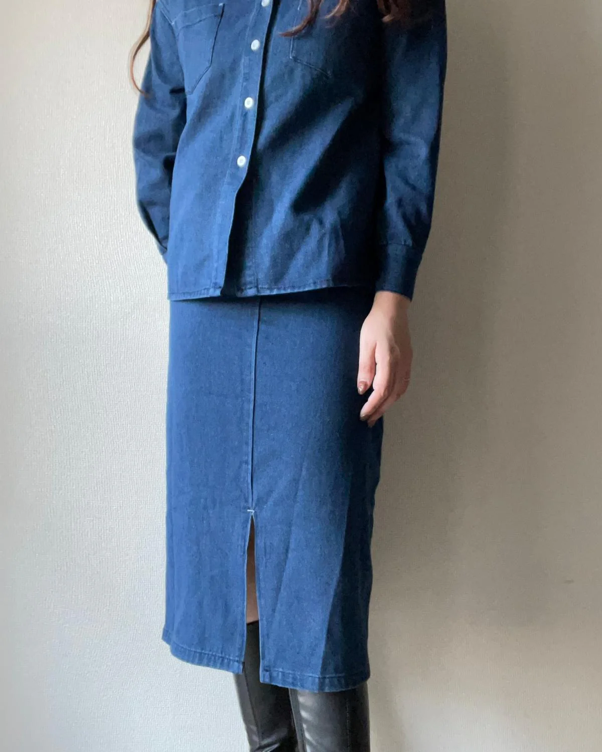 スリットデニムスカート - Image 8