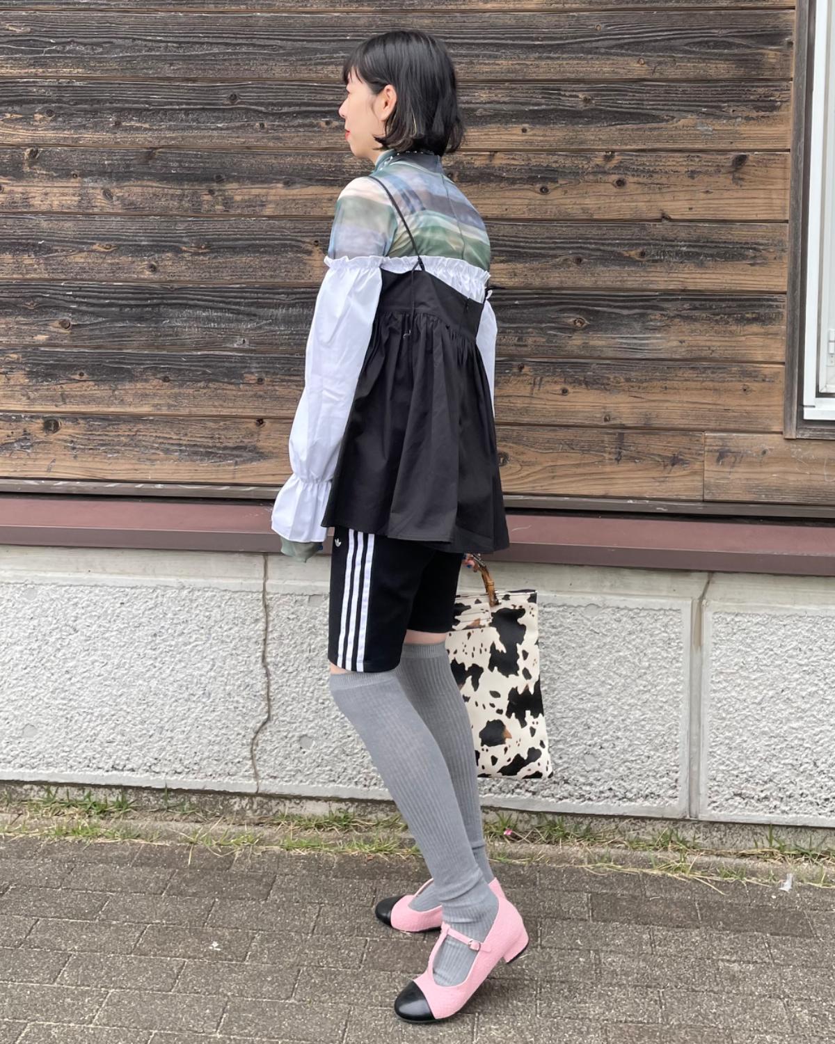 ツイードストラップパンプス - Image 7
