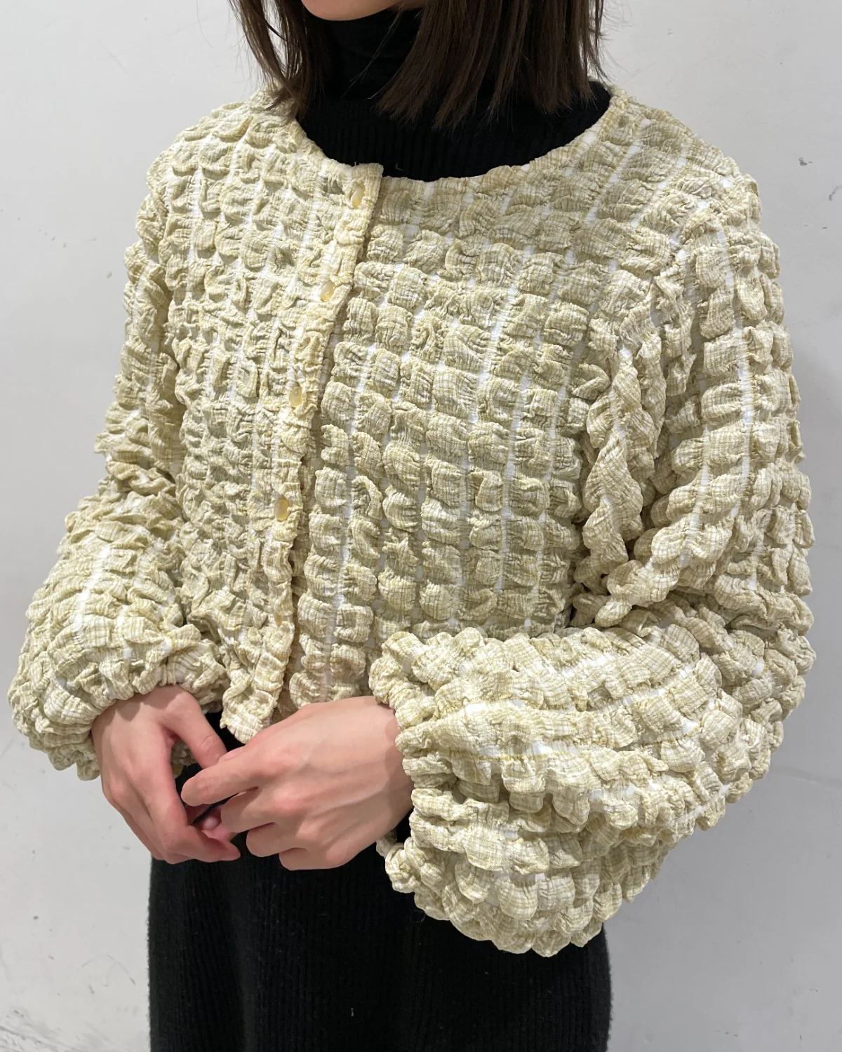 ぽこぽこショートカーディガン - Image 4
