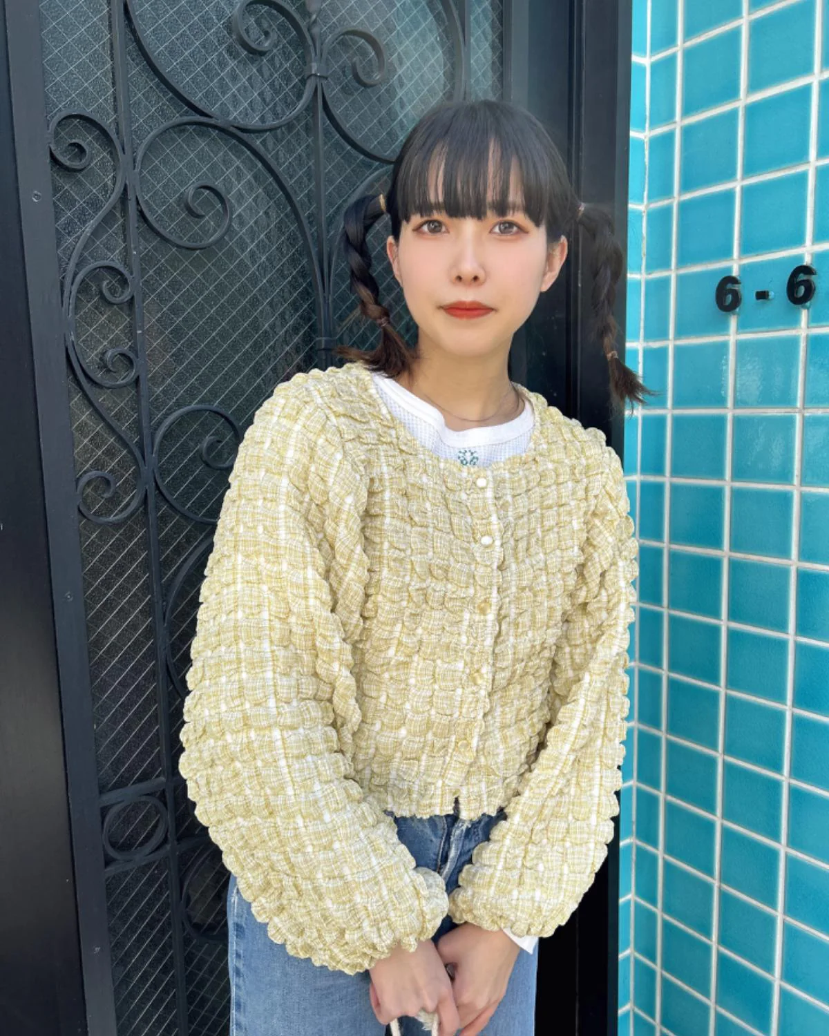 ぽこぽこショートカーディガン - Image 6