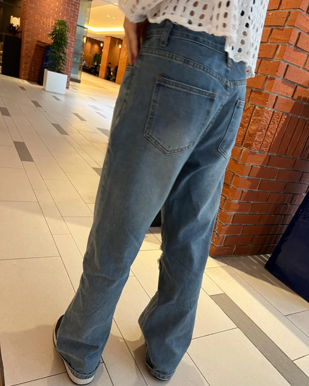 フリンジデザインデニムパンツ - Image 3