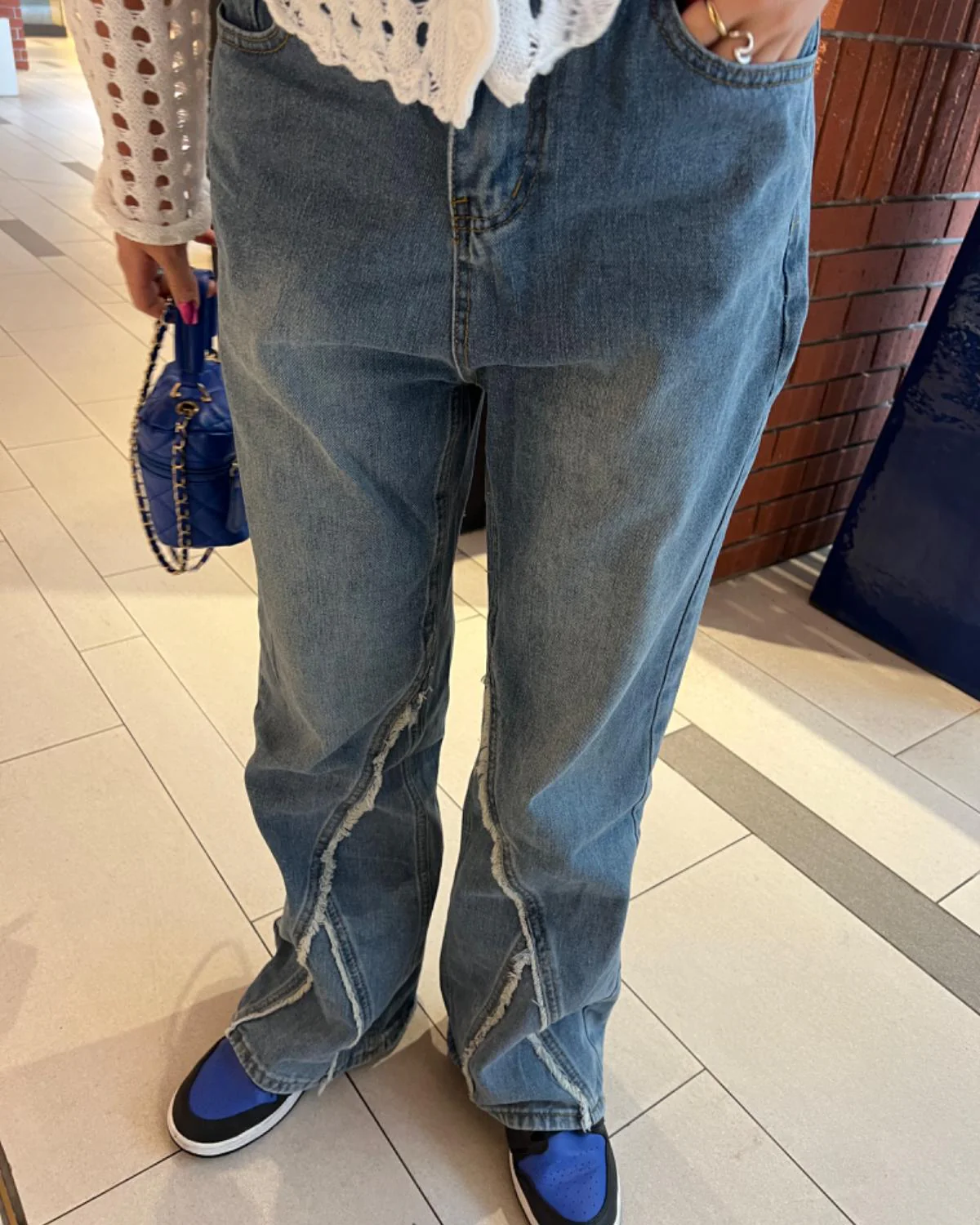 フリンジデザインデニムパンツ - Image 4