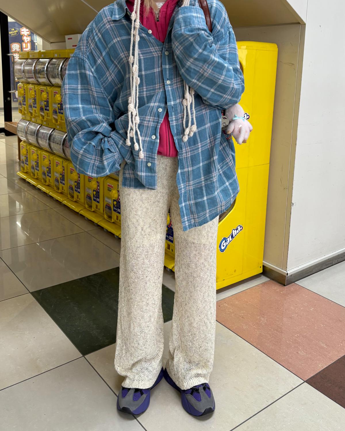アサタッチミックスニットパンツ - Image 6