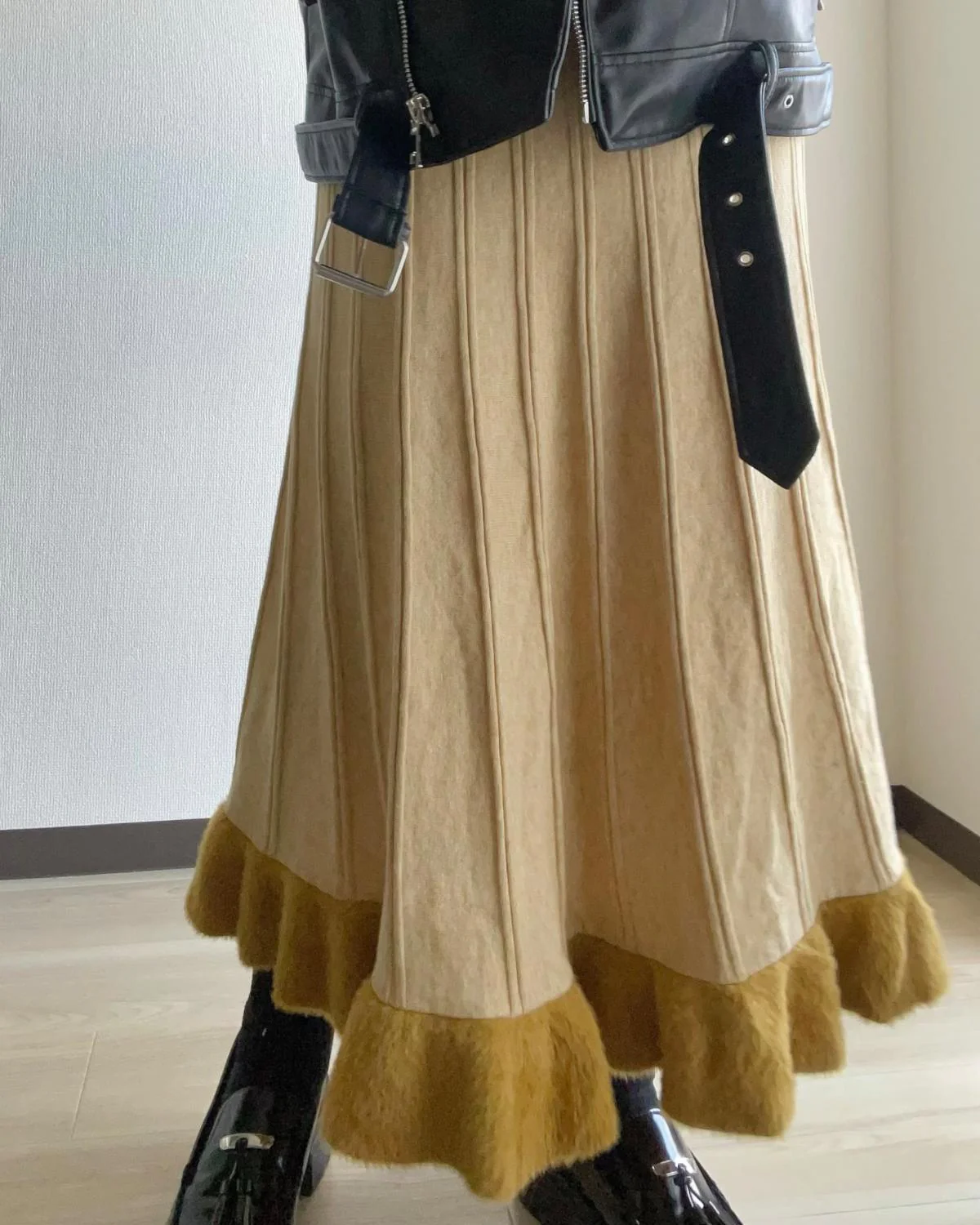 バイカラープリーツフリルスカート - Image 6