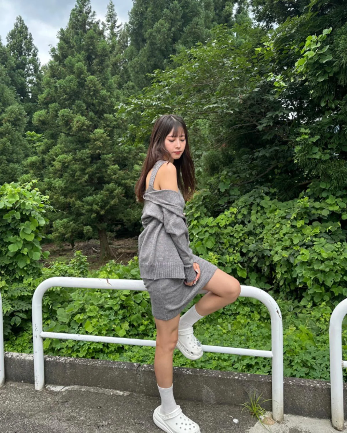 ニットワンピースカーディガンセット - Image 8