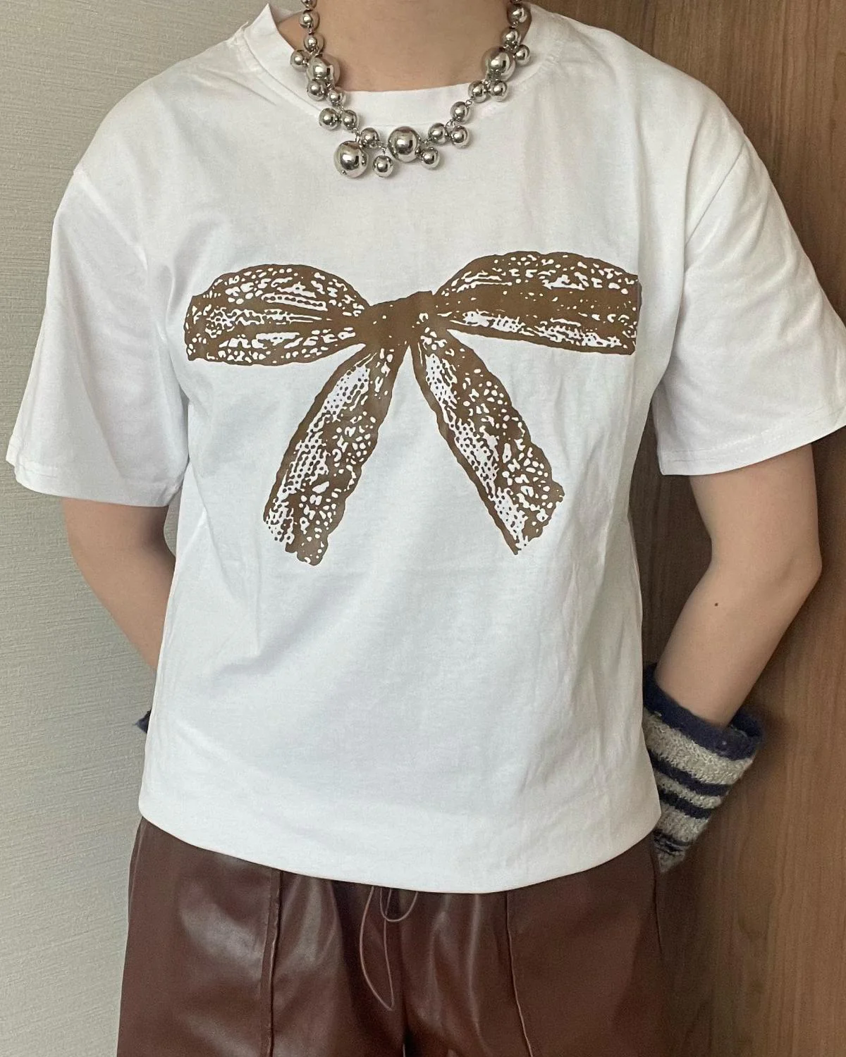 リボンプリントT - Image 4