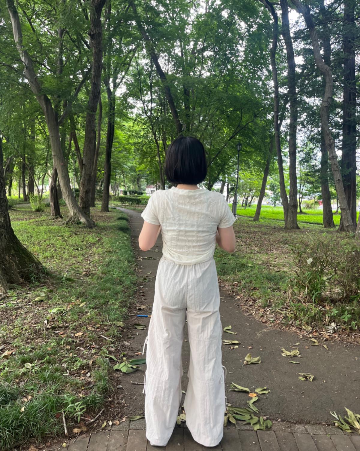 サイドリボンロングパンツ - Image 6