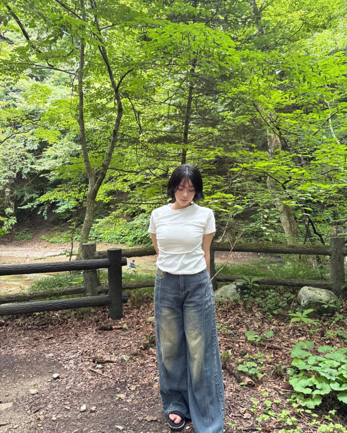 サイドスタッズデザインデニム - Image 4