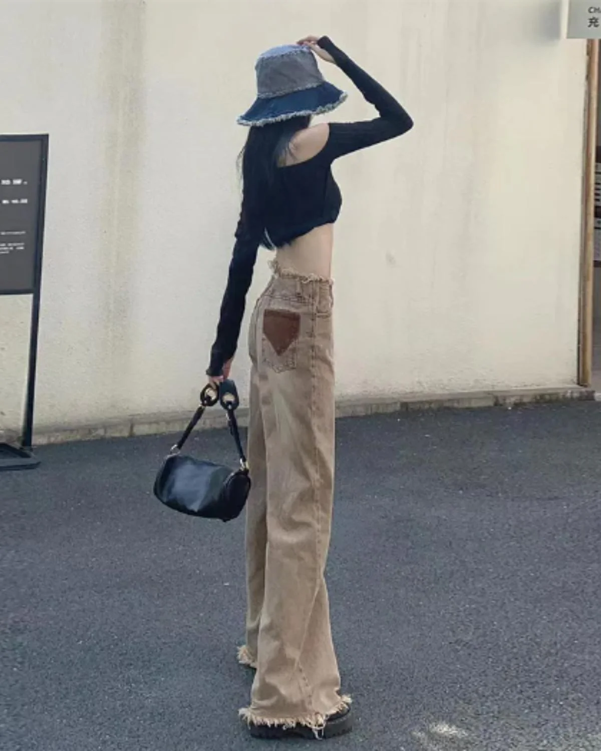 フリンジデニムパンツ - Image 3