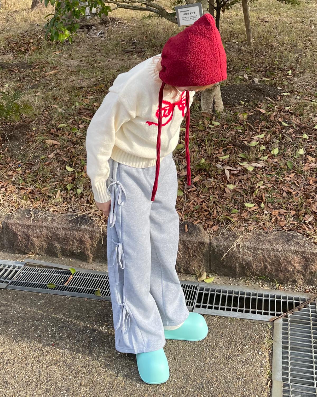 サイドリボンスウェットパンツ - Image 5