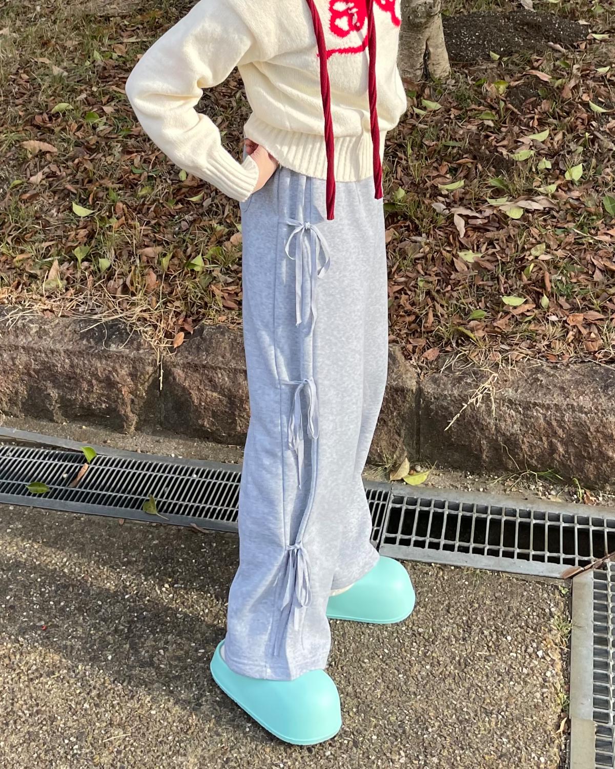サイドリボンスウェットパンツ - Image 7