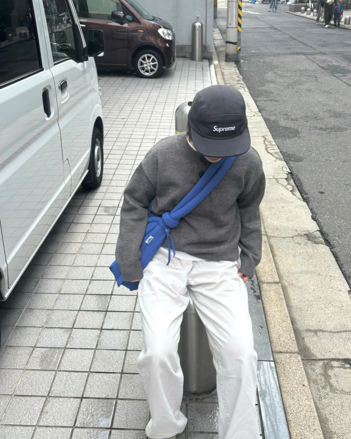 フロントボタンニットプルオーバー - Image 3
