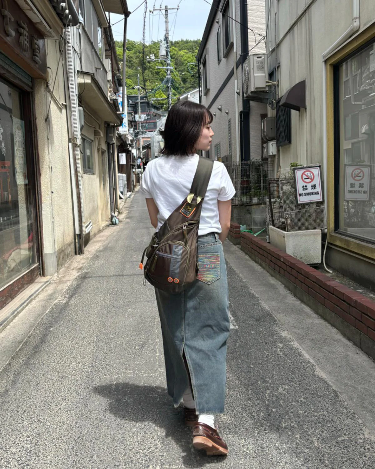 バックスリットデニムスカート - Image 7