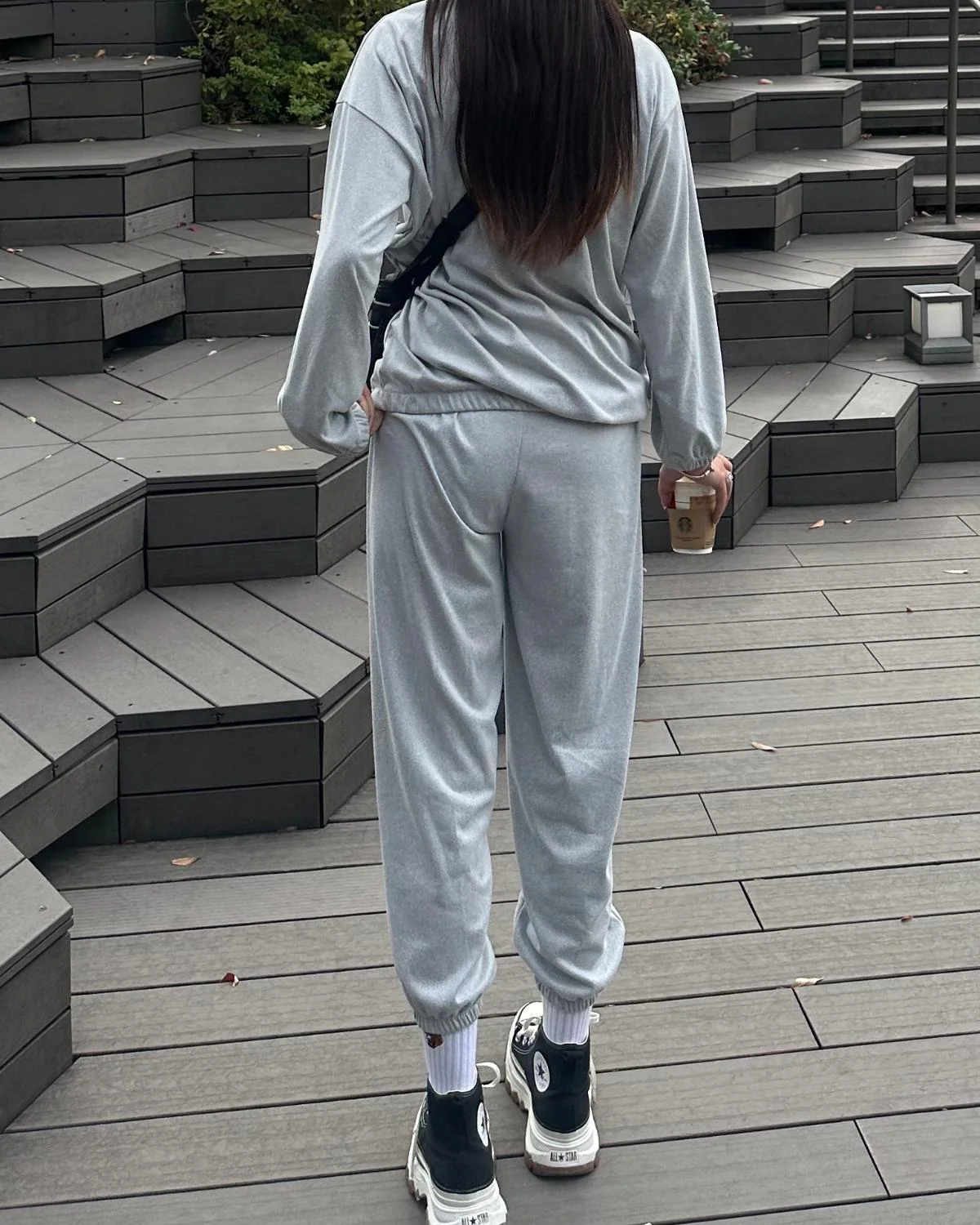 ハーフジップスウェットセットアップ - Image 3