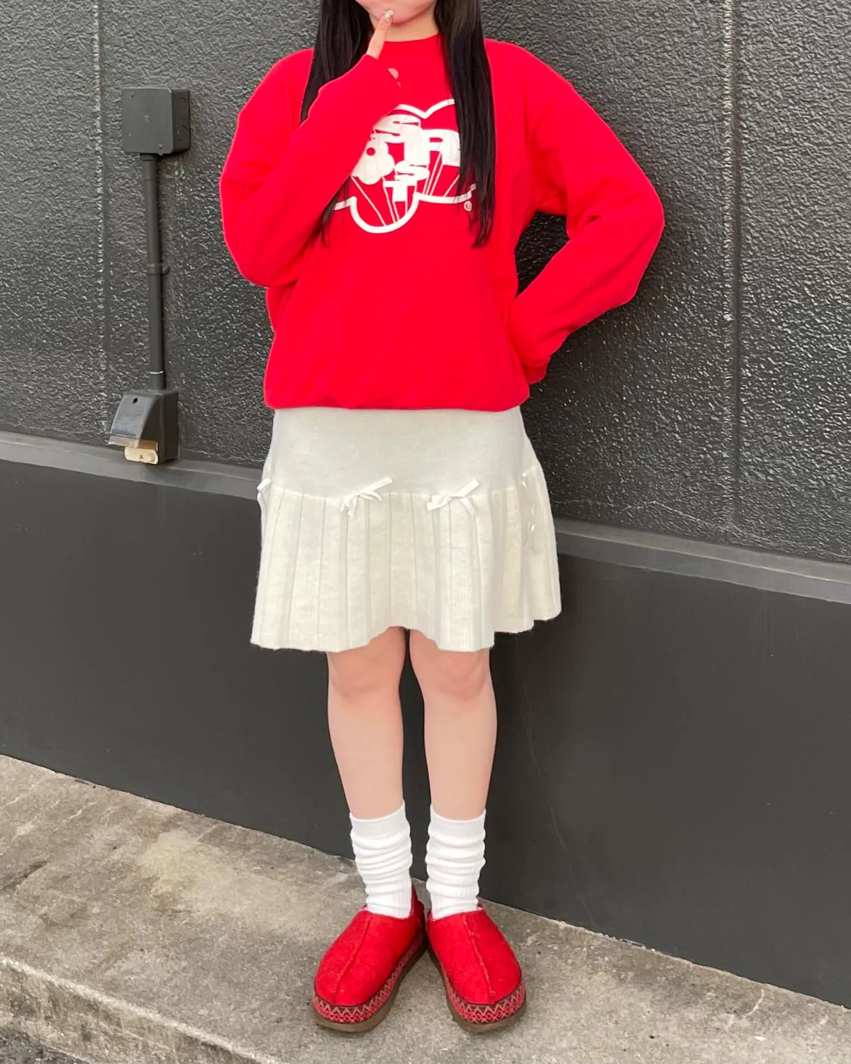 リボンプリーツスカート - Image 3