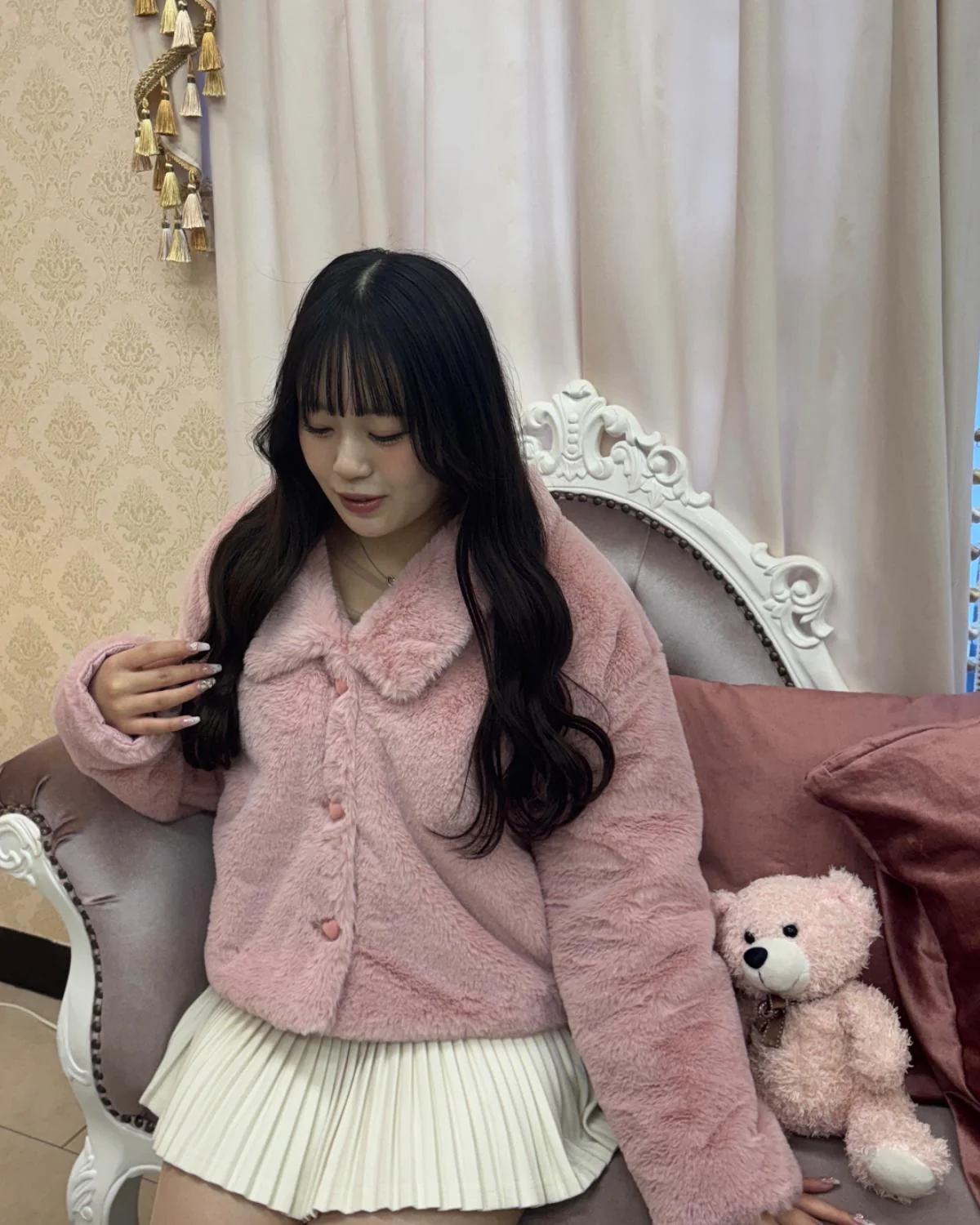 フェイクファーショートジャケット - Image 3
