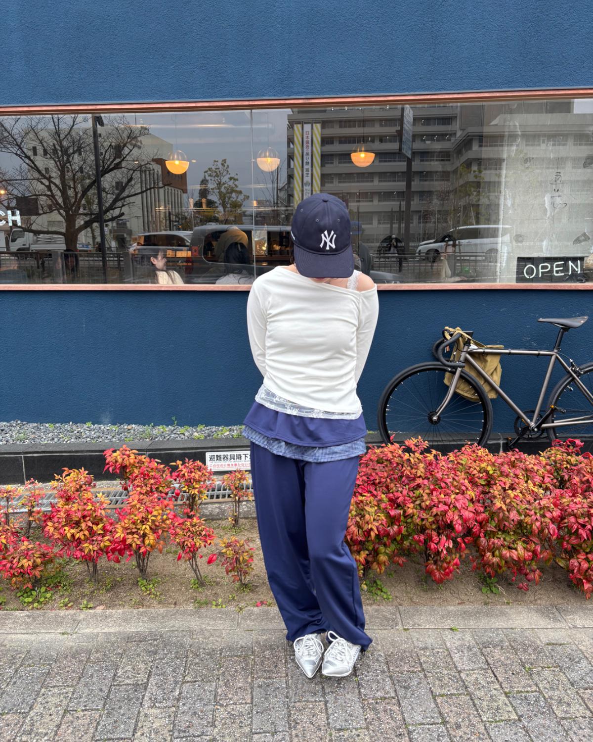 チェックフリルレイヤードスウェットパンツ - Image 6