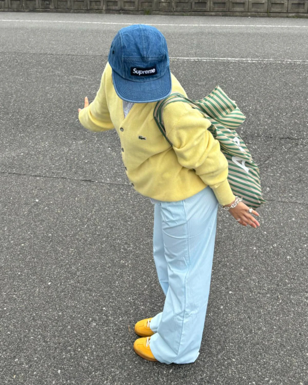 ストライプイージーロングパンツ - Image 2