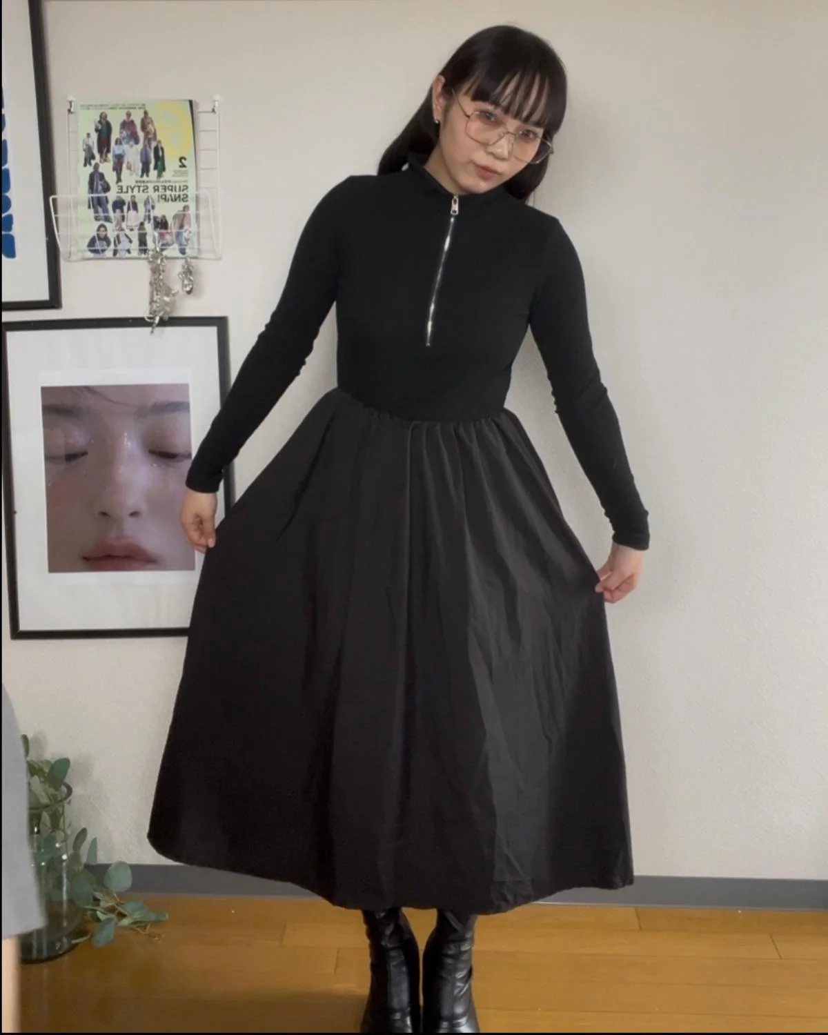 フロントチャックワンピース - Image 3