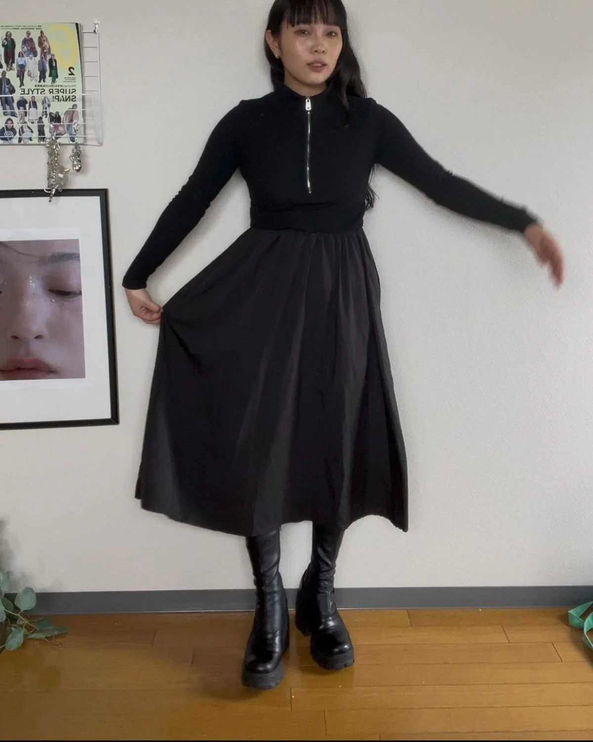 フロントチャックワンピース - Image 4