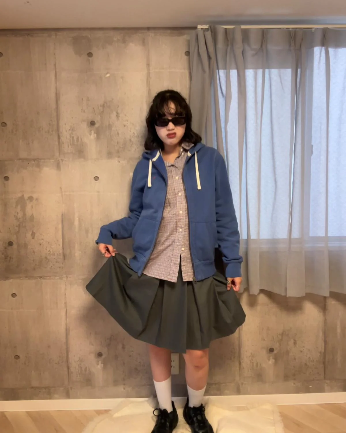 レイヤードデザインミドルスカート - Image 7