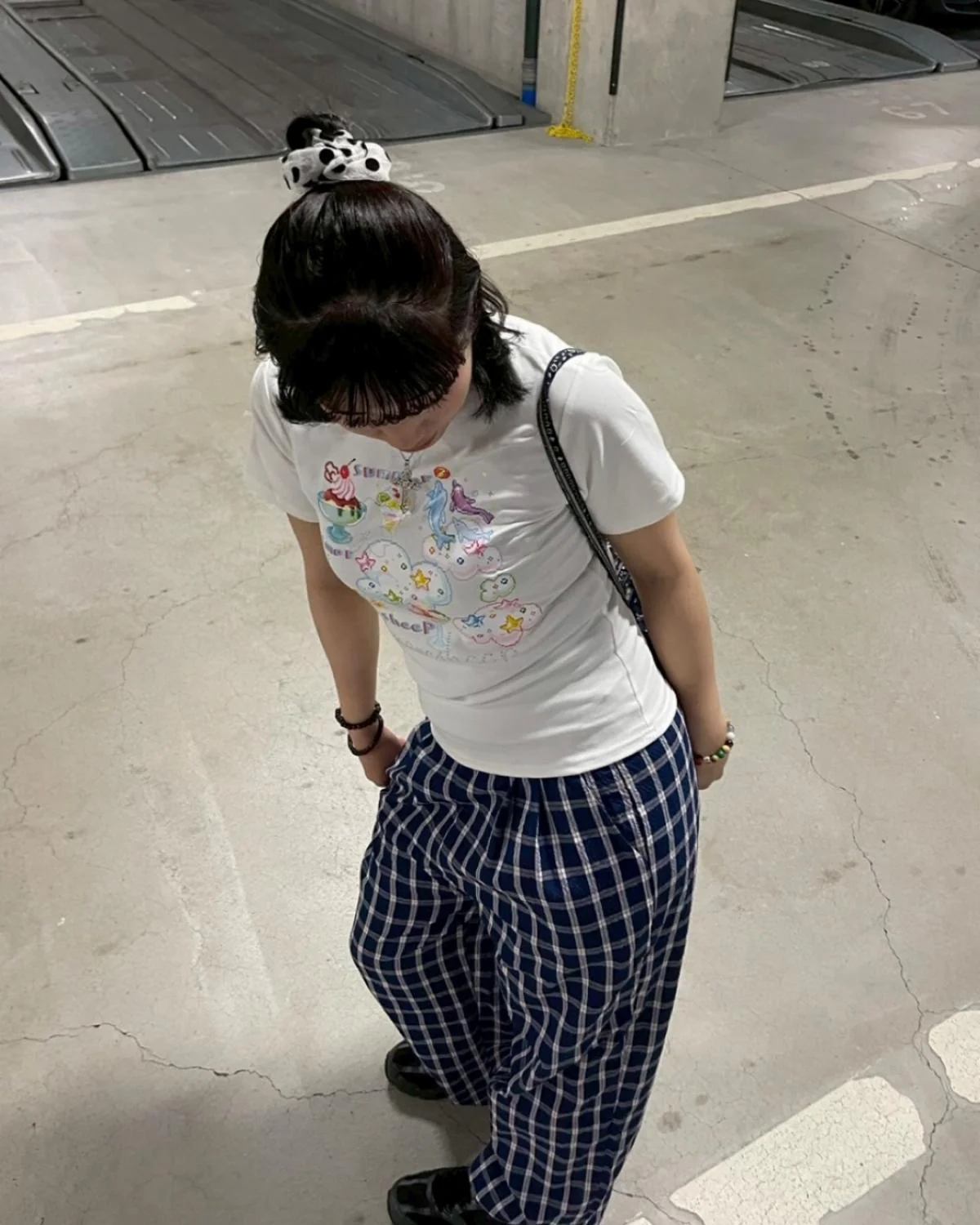 チェックイージーロングパンツ - Image 7