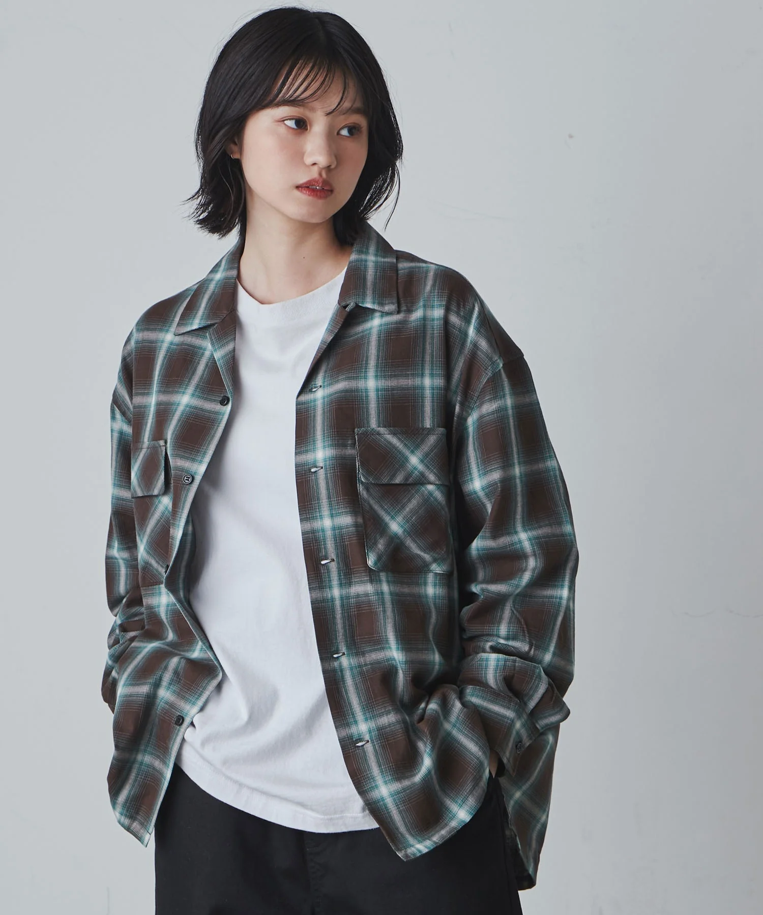 オンブレーチェックシャツ - Image 16