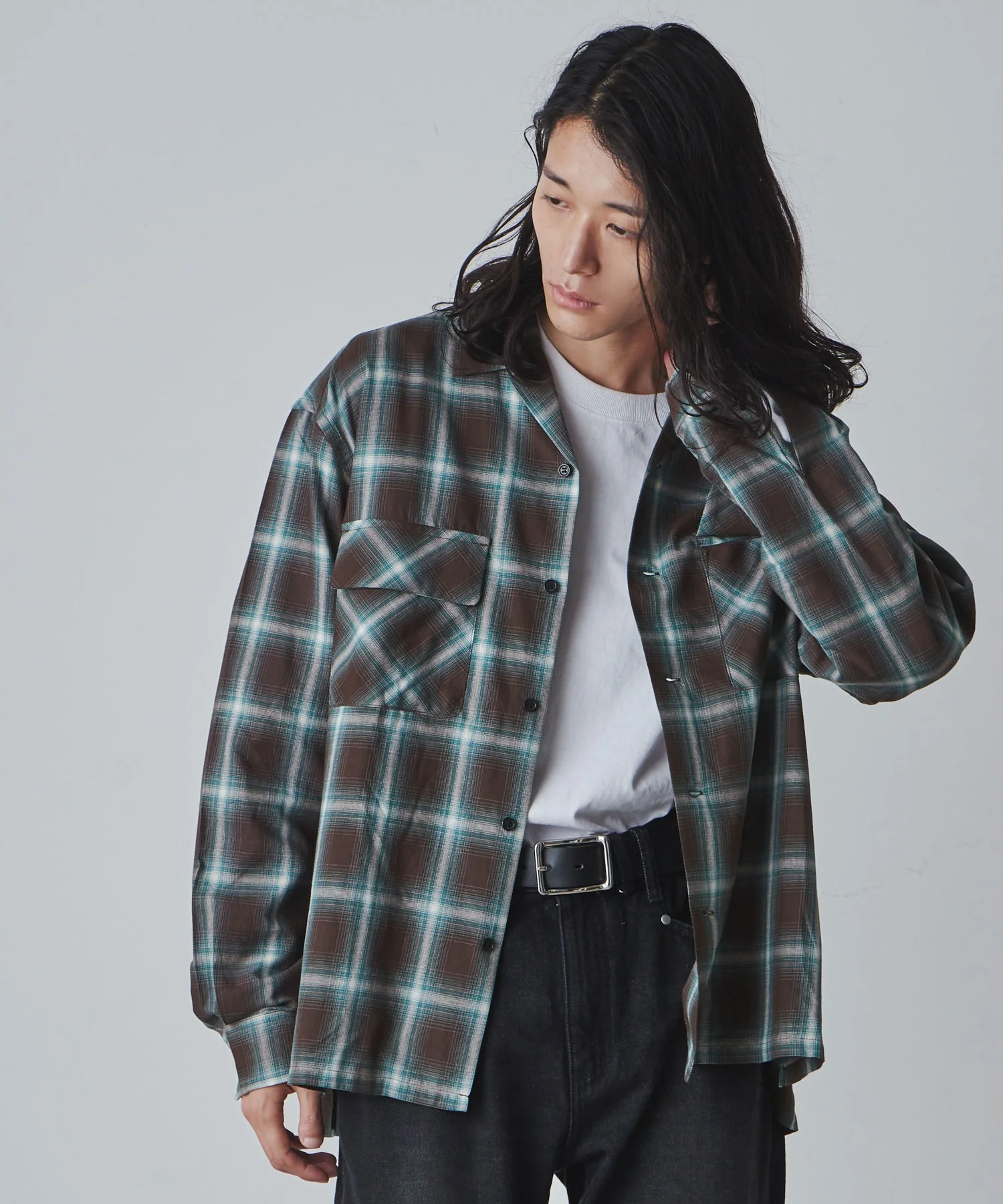 オンブレーチェックシャツ - Image 19