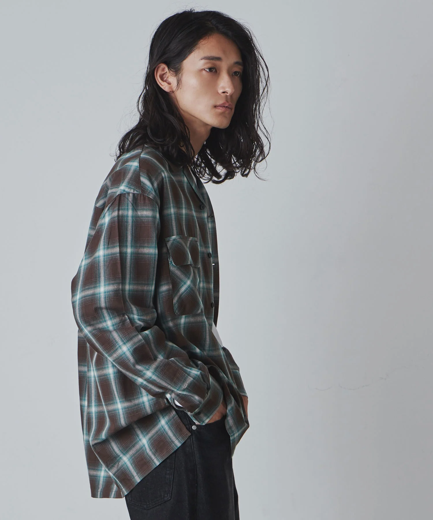 オンブレーチェックシャツ - Image 20