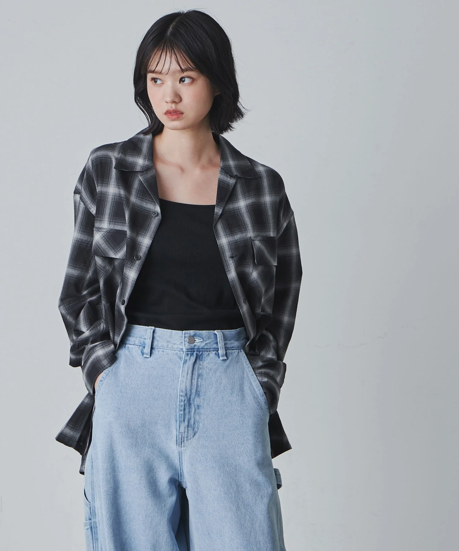 オンブレーチェックシャツ - Image 22
