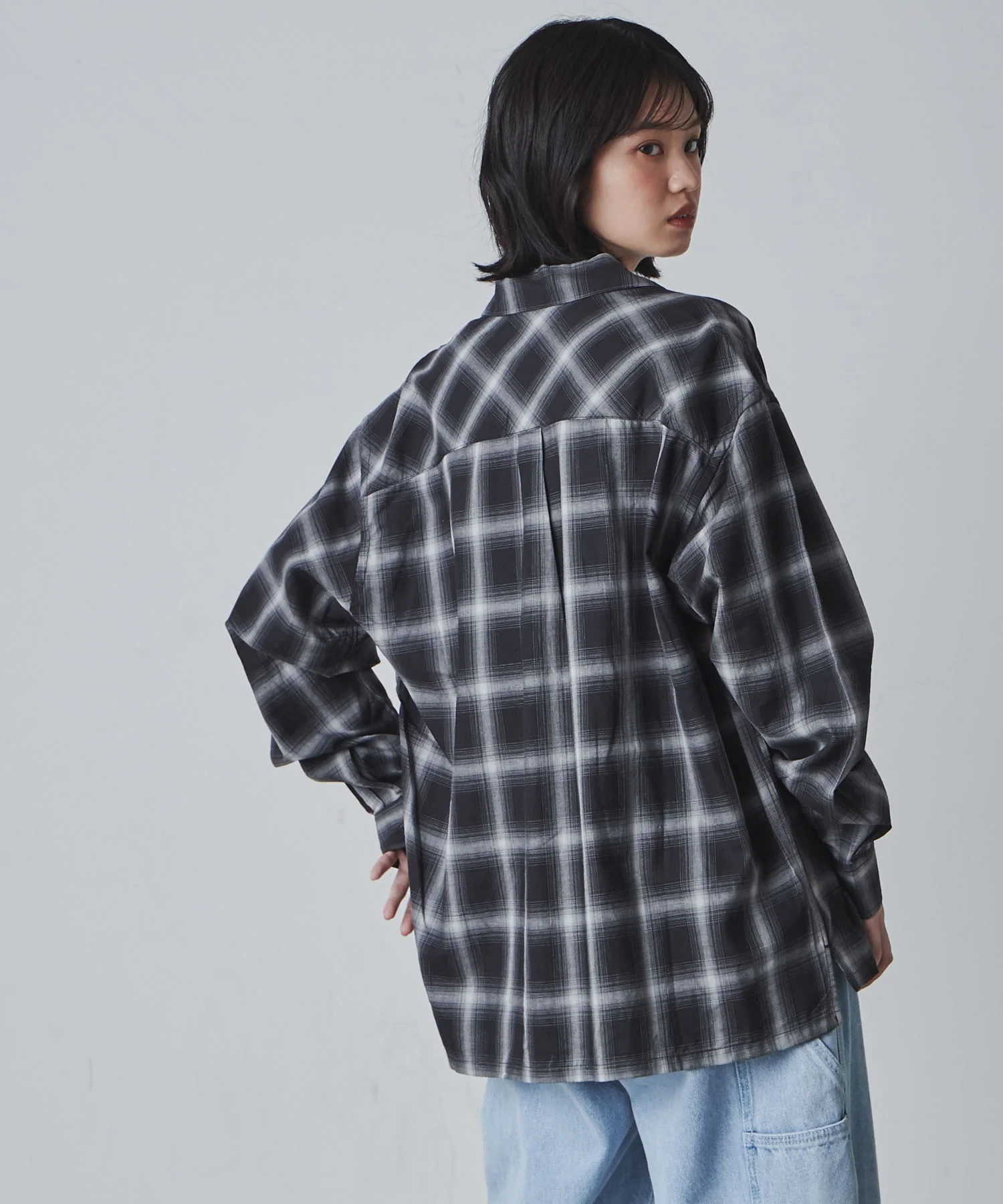 オンブレーチェックシャツ - Image 23