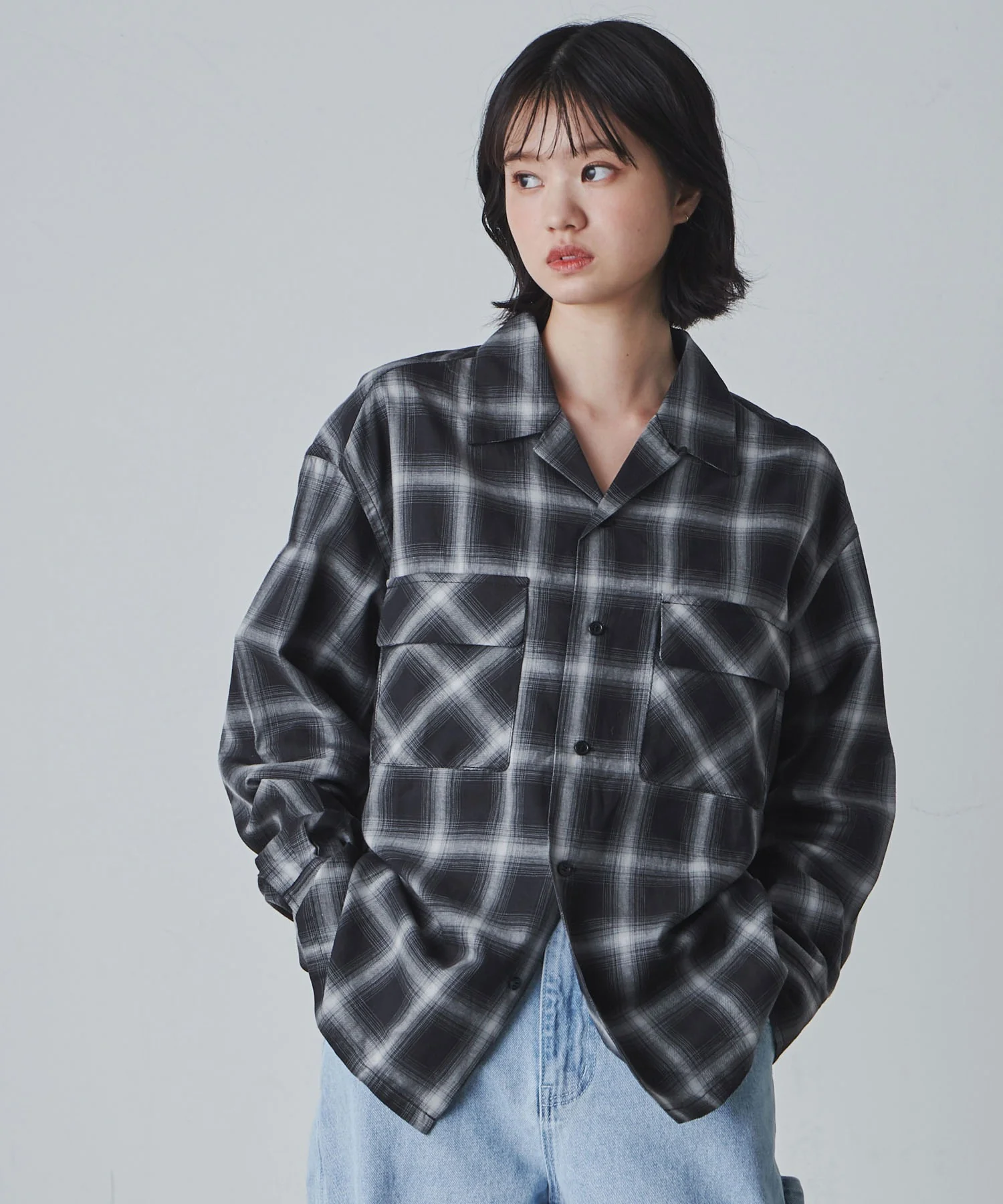 オンブレーチェックシャツ - Image 24