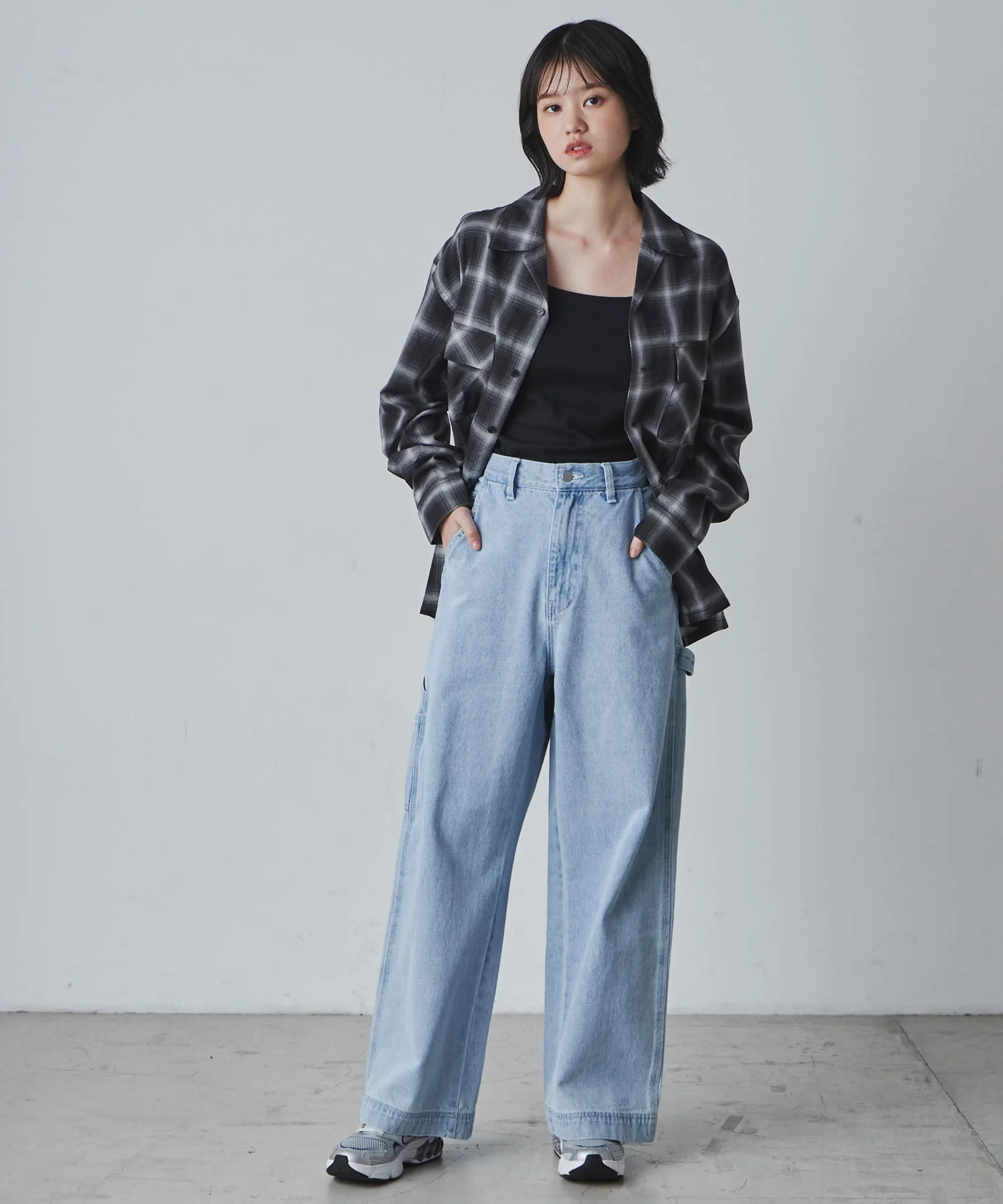 オンブレーチェックシャツ - Image 25