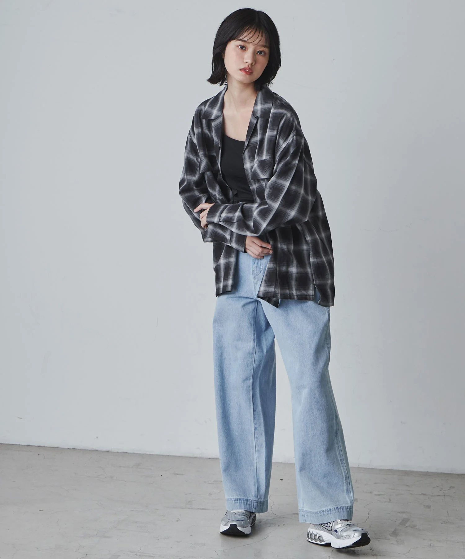 オンブレーチェックシャツ - Image 8