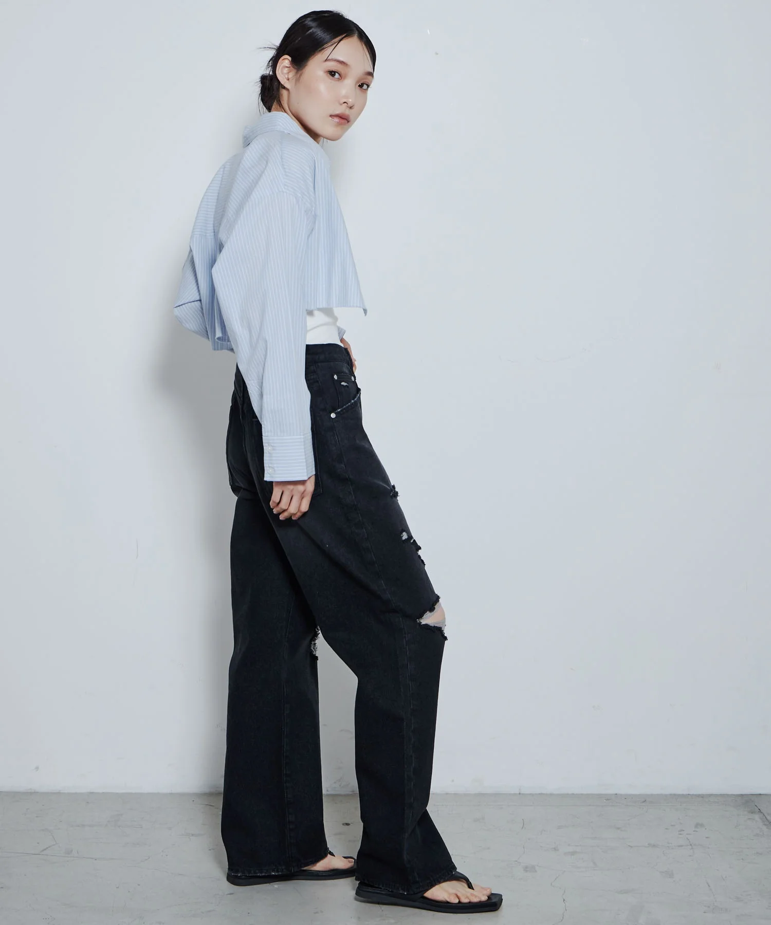 ダメージデニムワイドパンツ - Image 26