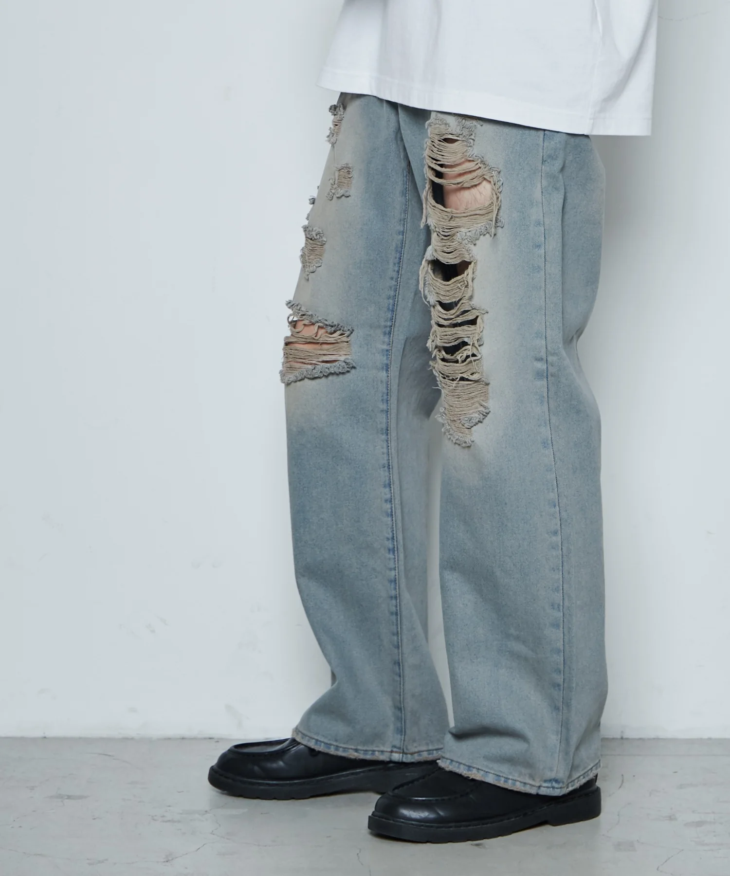 ダメージデニムワイドパンツ - Image 28