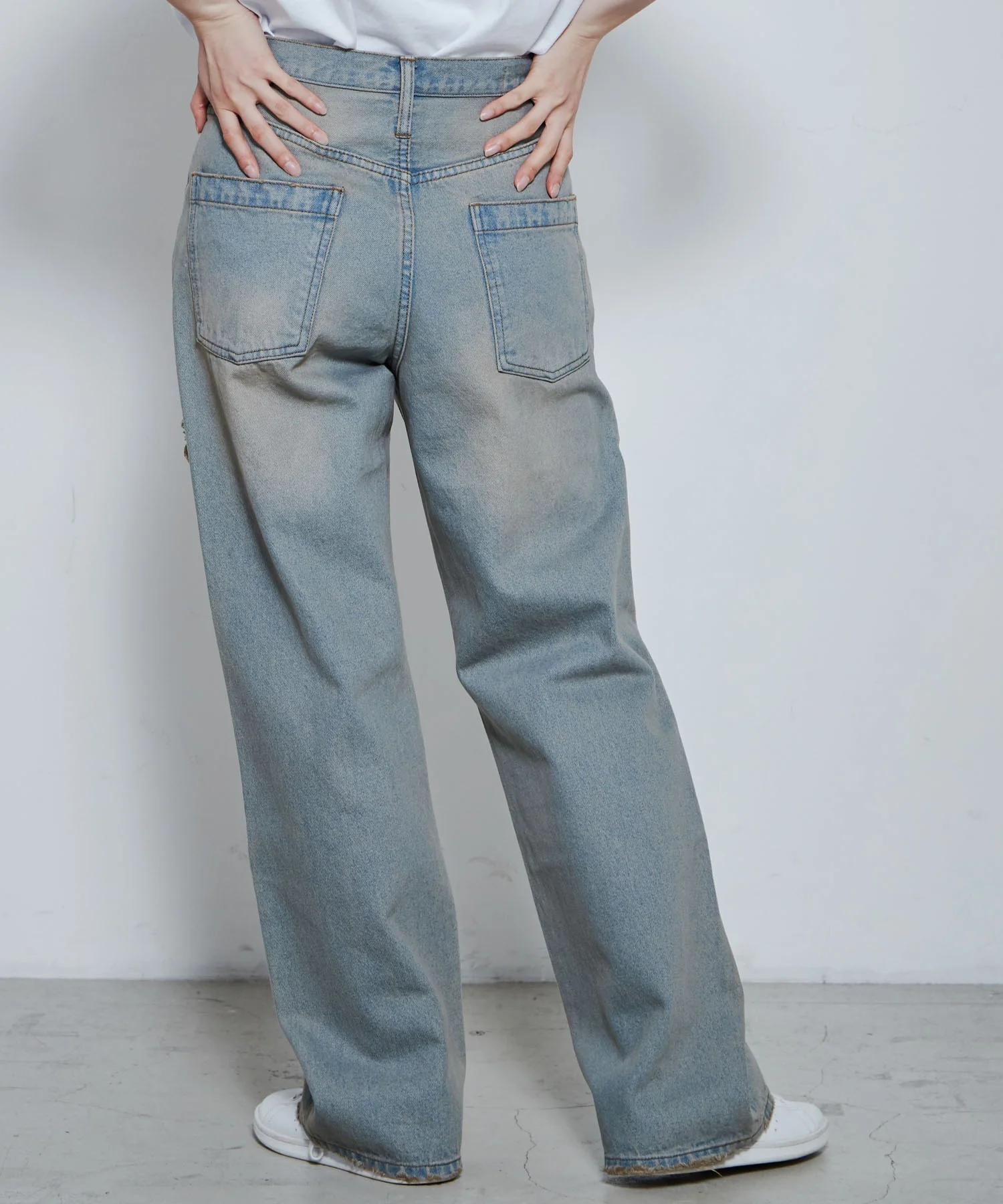 ダメージデニムワイドパンツ - Image 30