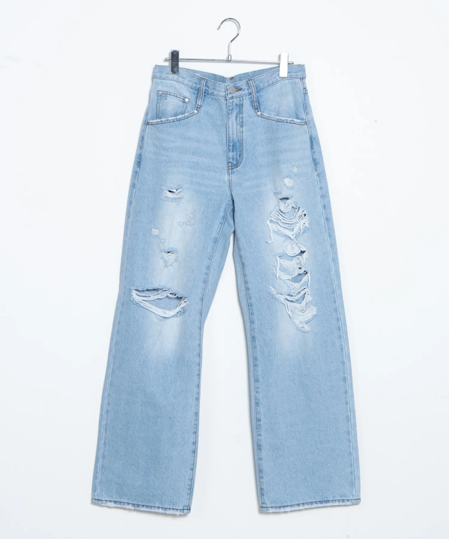 ダメージデニムワイドパンツ - Image 33