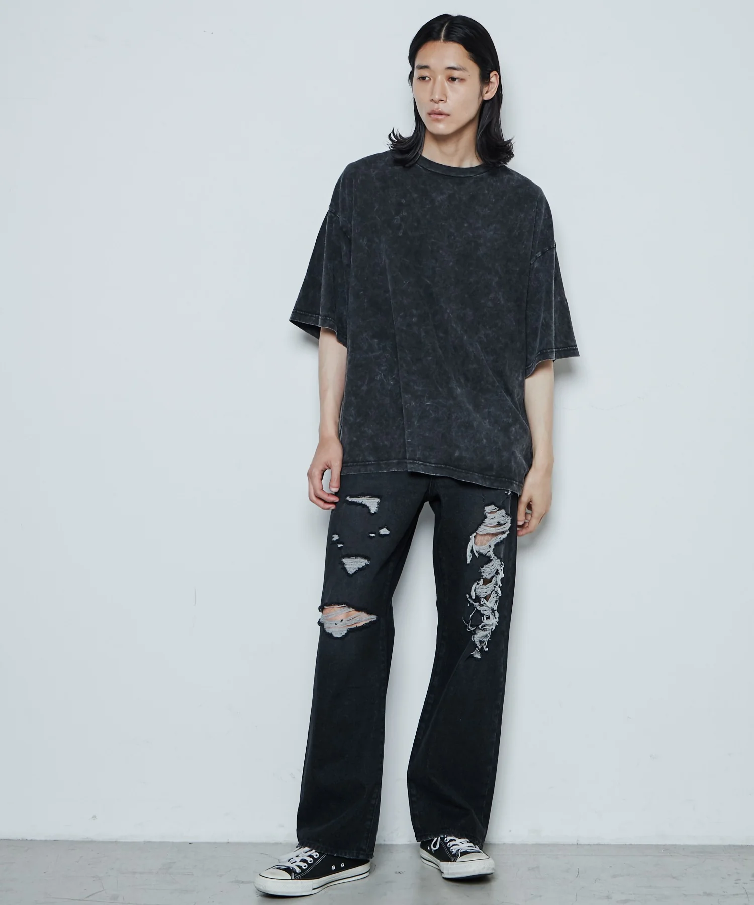 ダメージデニムワイドパンツ - Image 6