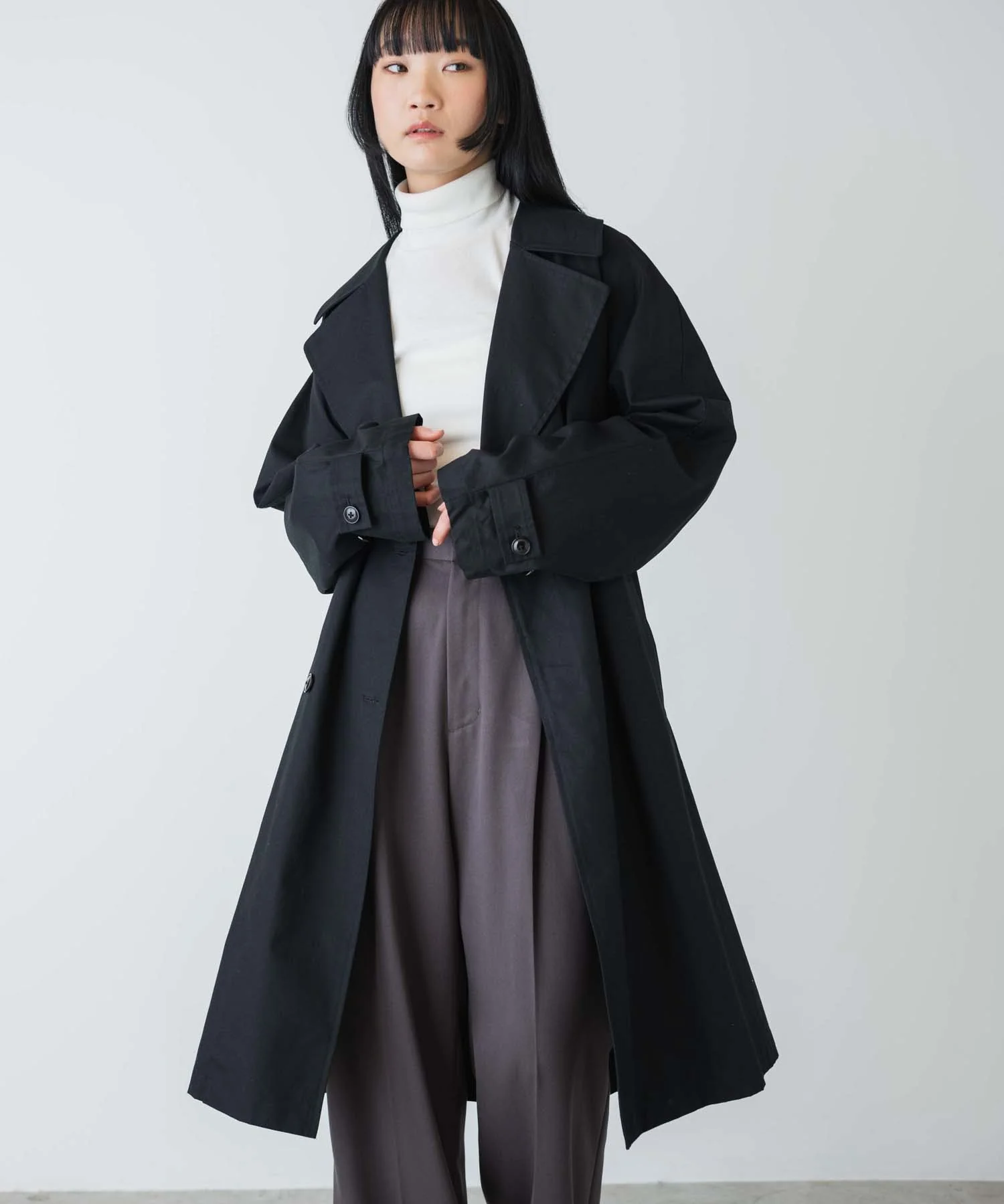 ダブルブレステッドコート - Image 10