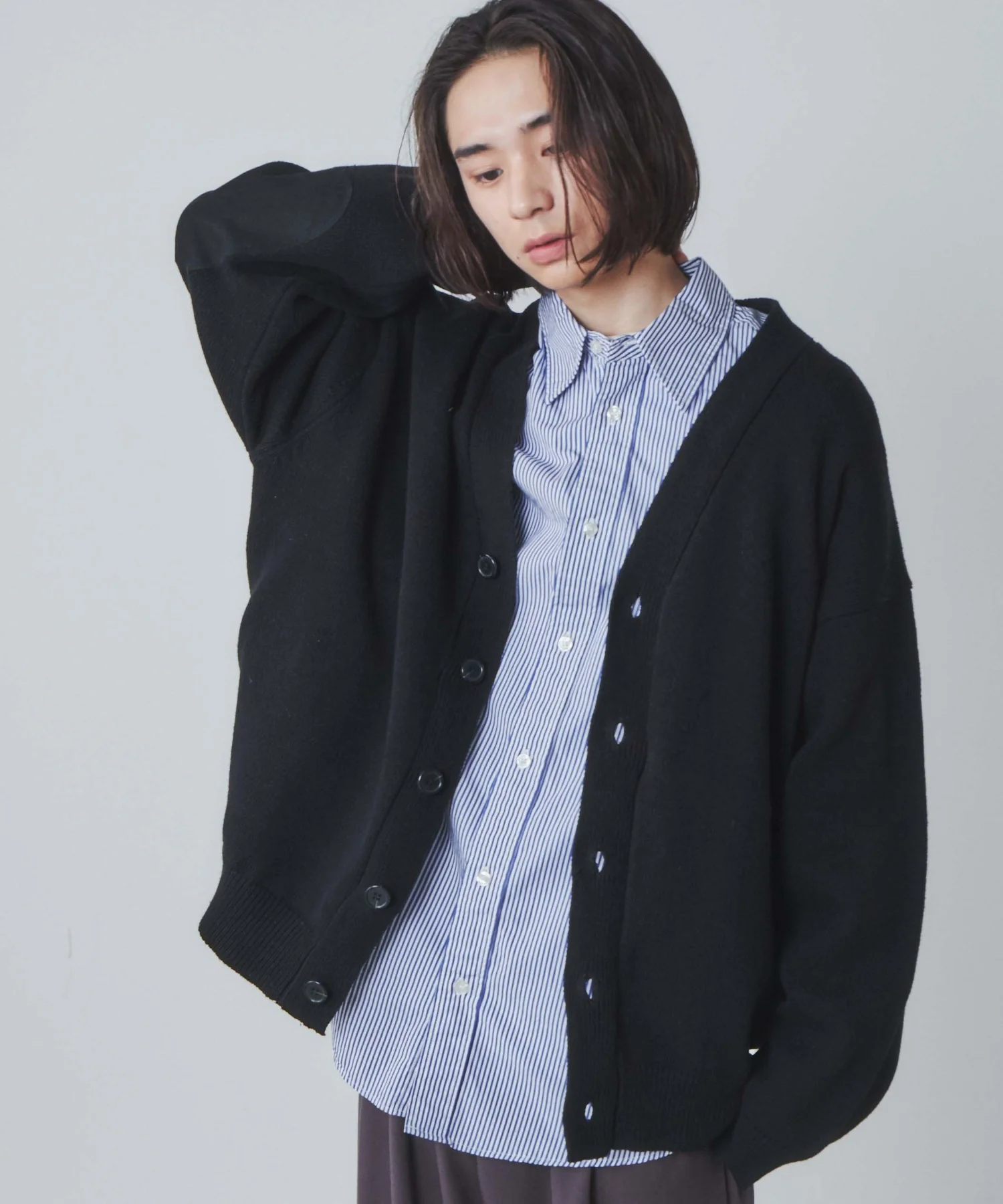 エルボーパッチカーディガン - Image 15