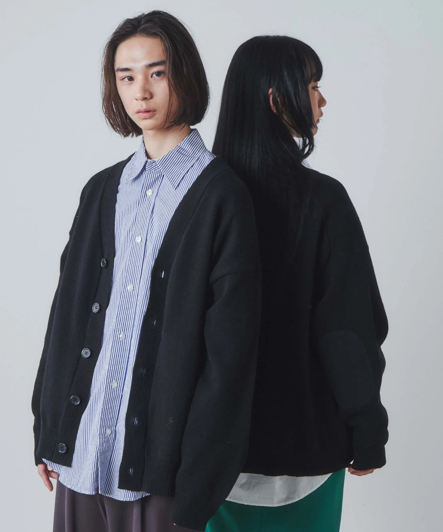 エルボーパッチカーディガン - Image 2